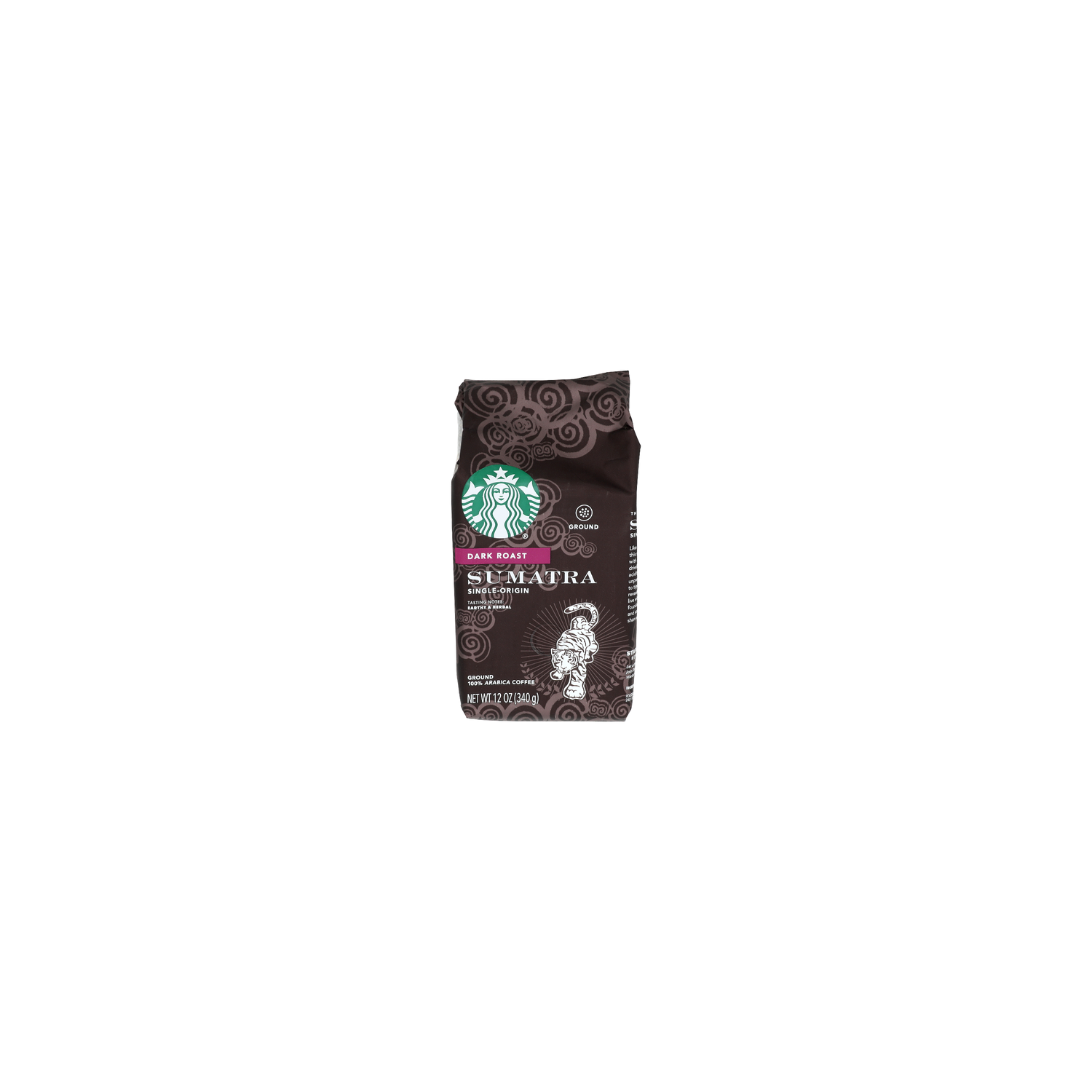 Starbucks Dark Roast Sumatra Single-Origin Ground 100% Arabica Coffee - 12 Ounce Image 1 of 2