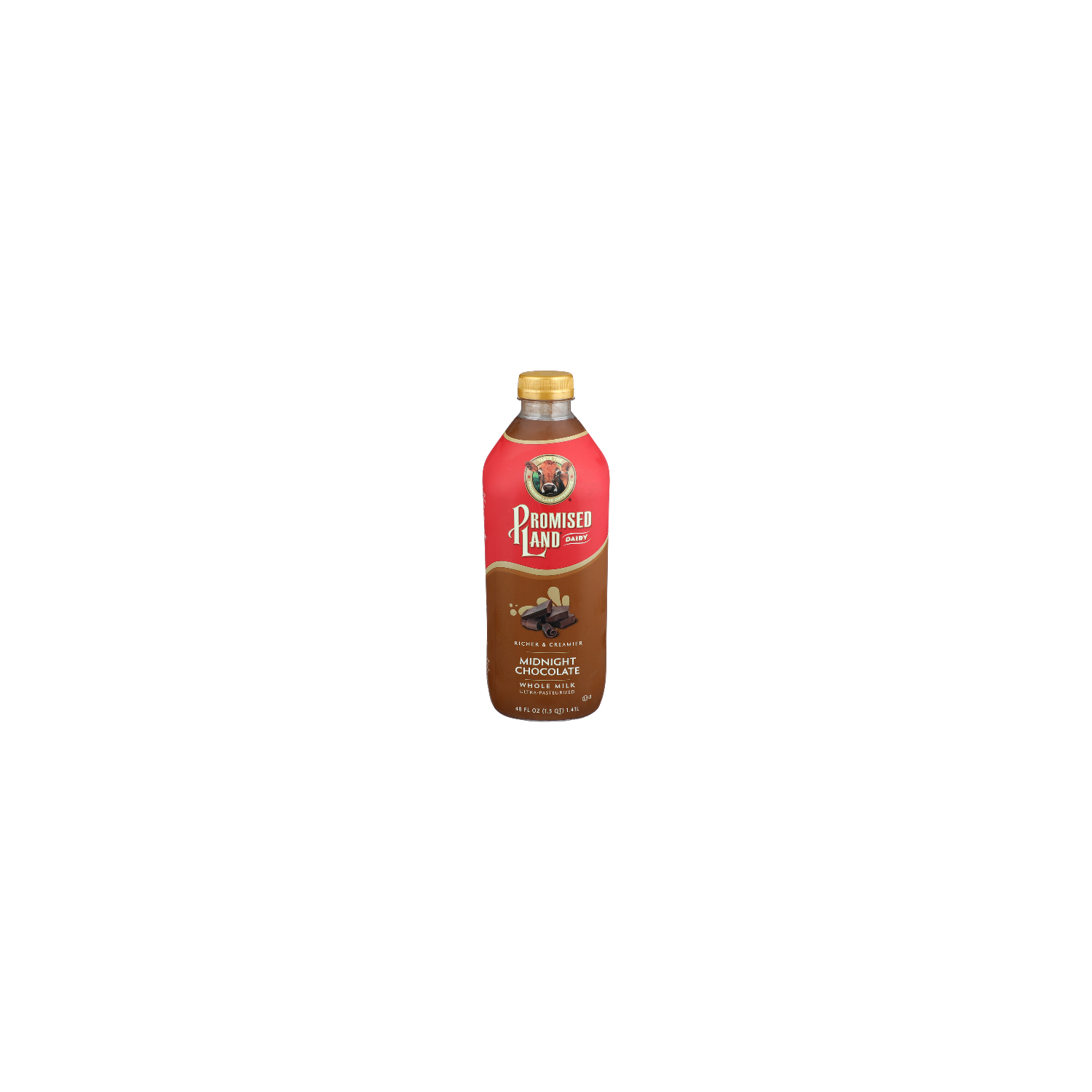 Promised Land Dairy Midnight Chocolate Whole Milk - 48 Fluid Ounce Image 1 of 4