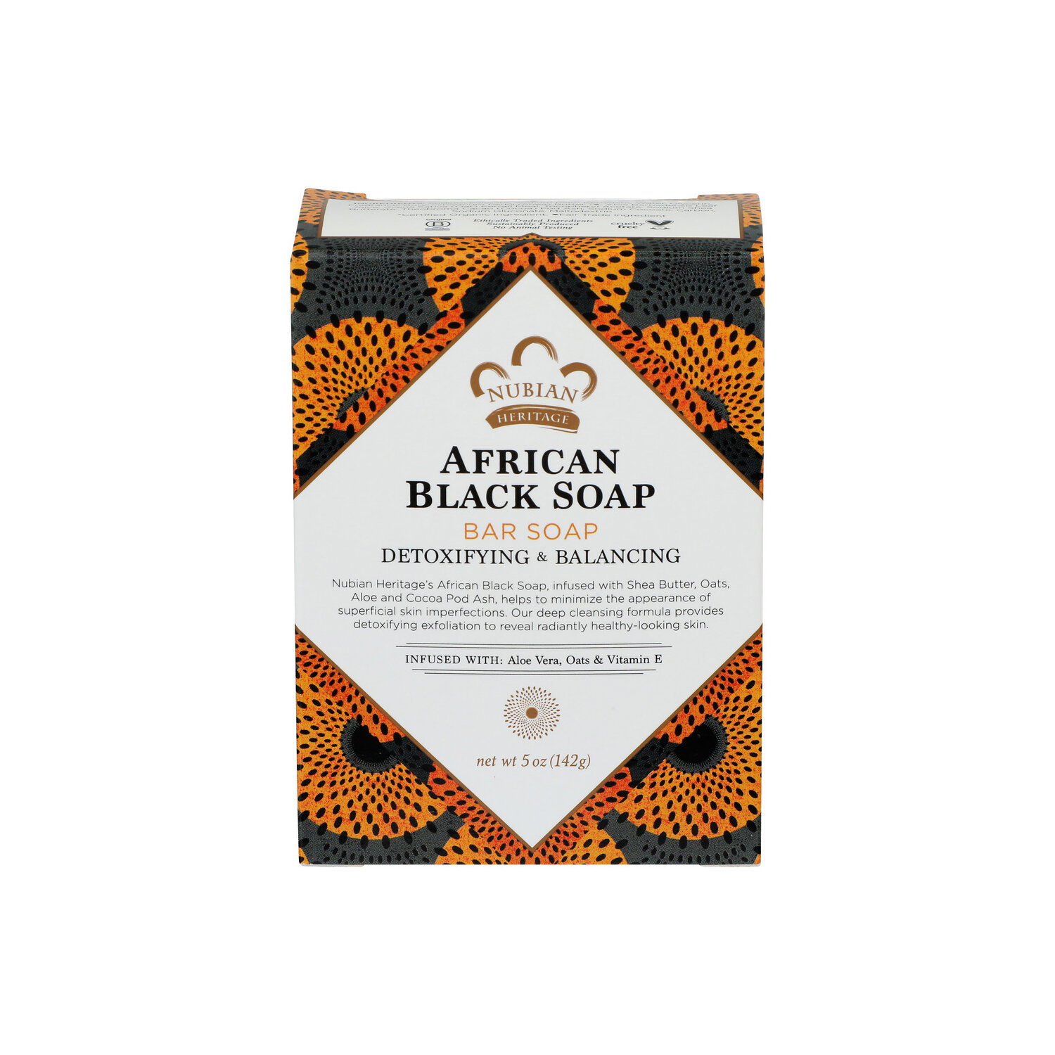 Nubian Heritage Detoxifying & Balancing African Black Soap - 5
