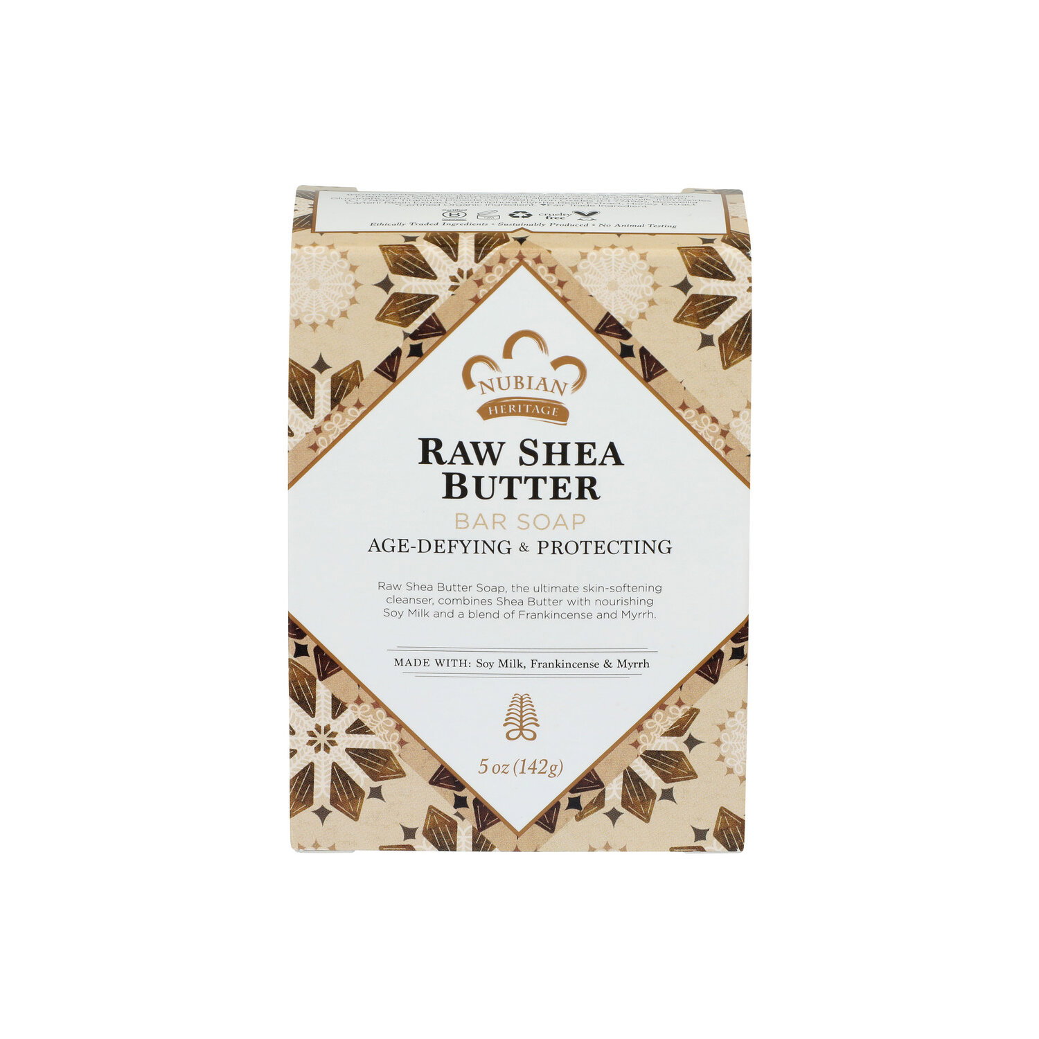 Nubian Heritage Nho Raw Shea Bar Soap Butter - 5 Ounce Image 1 of 3