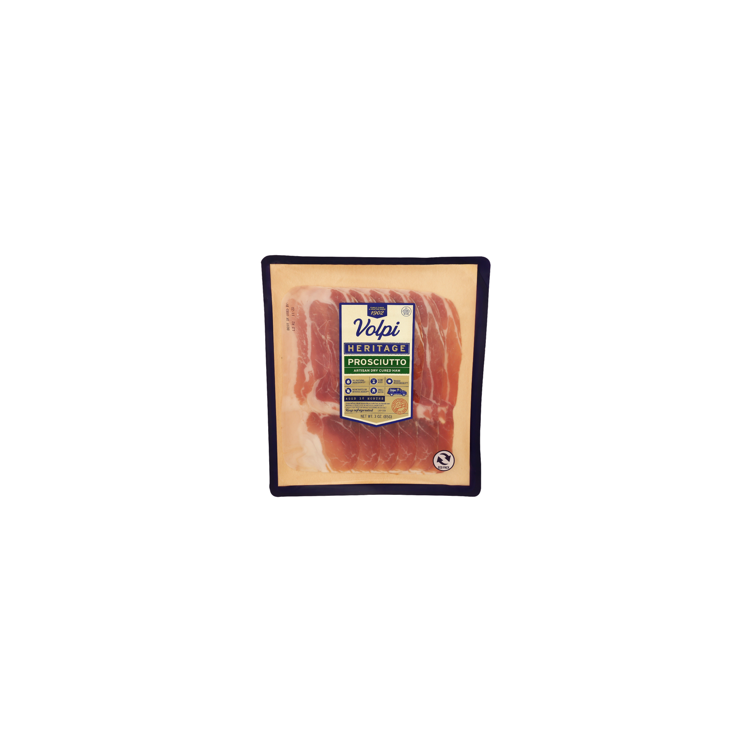 Volpi Sliced Heritage Prosciutto - 3 Ounce Image 1 of 4