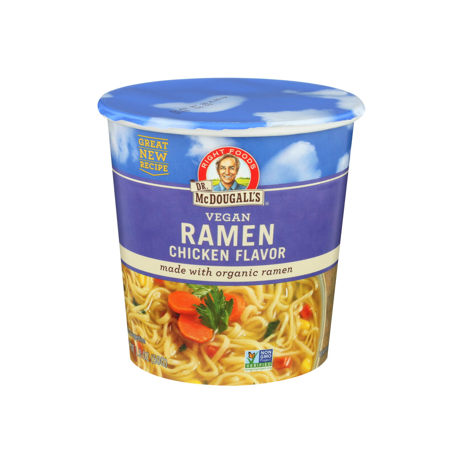 DR. MCDOUGALL's Vegan Ramen Noodles Chicken Flavor - 1.8 Ounce Image 1 of 2