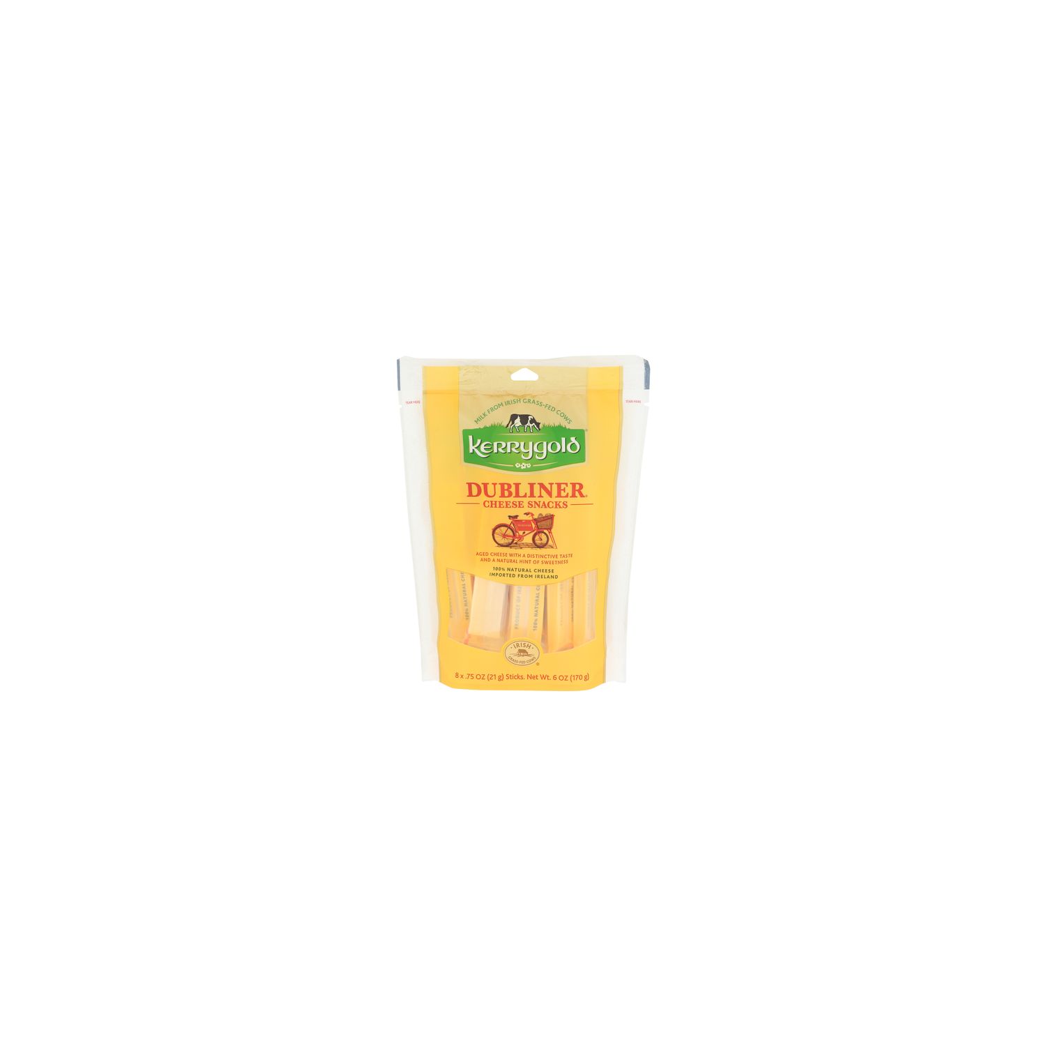 Kerrygold Dubliner Cheddar Sticks - 0.75 Ounce - 8 Count Image 1 of 4