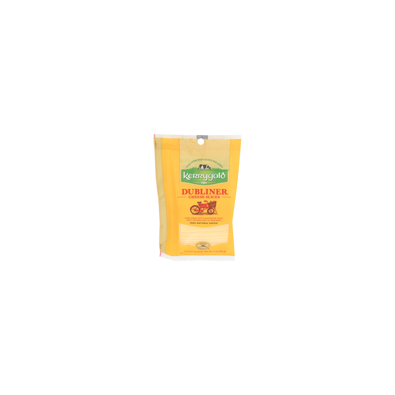Kerrygold Dubliner Cheddar Slices Cheese - 0.75 Ounce - 8 Count Image 1 of 4