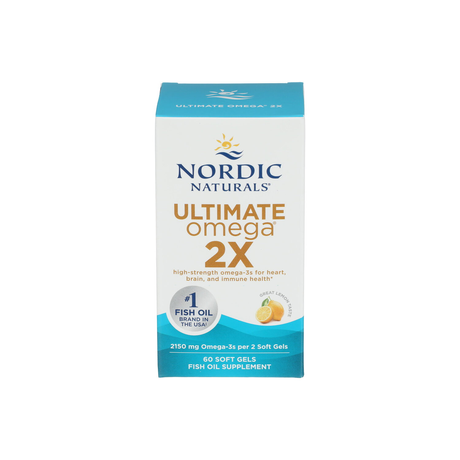 Nordic Naturals Ultimate Omega 2X Lemon - 60 Count Image 1 of 4