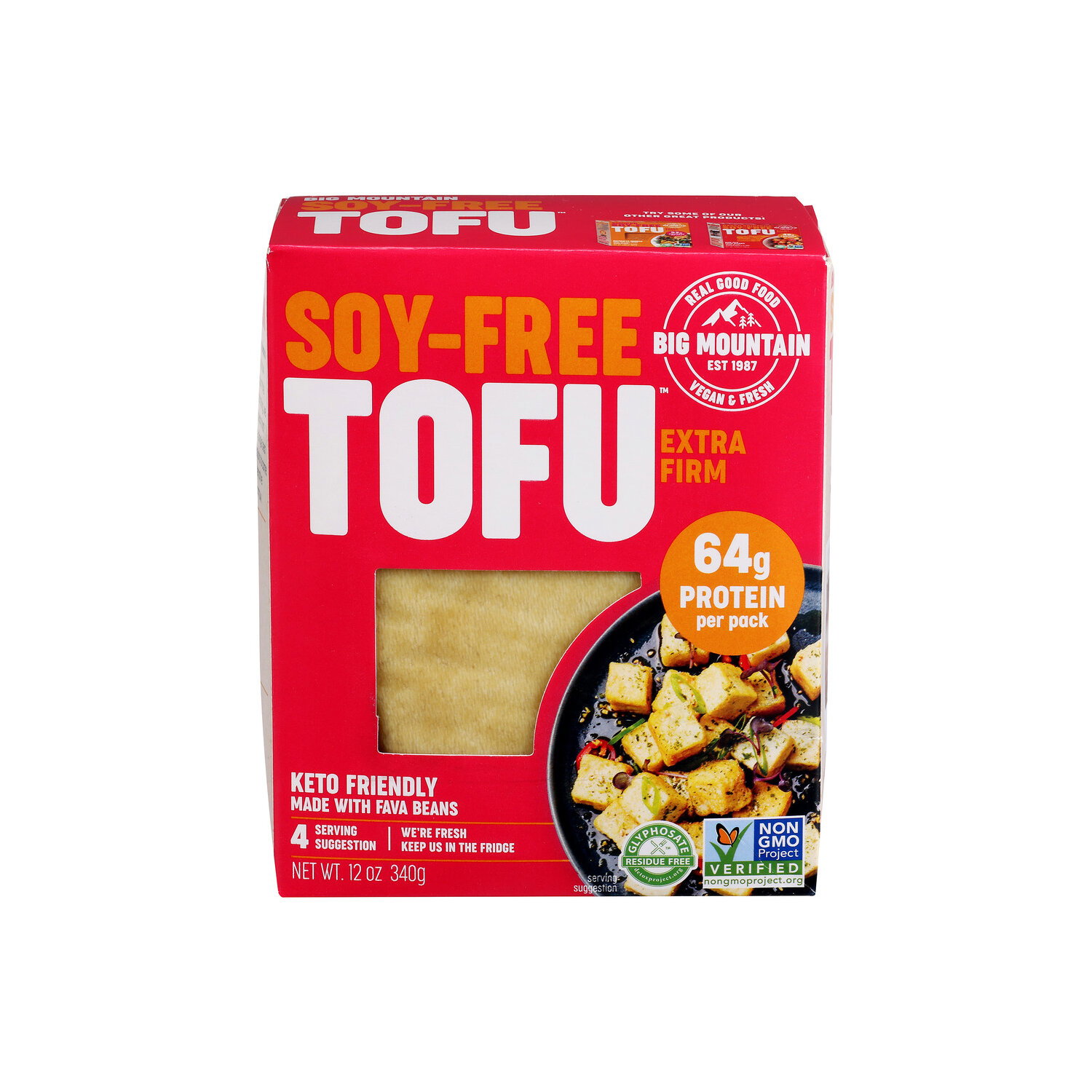 Big Mountain Foods Soy Free Tofu Extra Firm - 3 Ounce - 4 Count Image 1 of 4