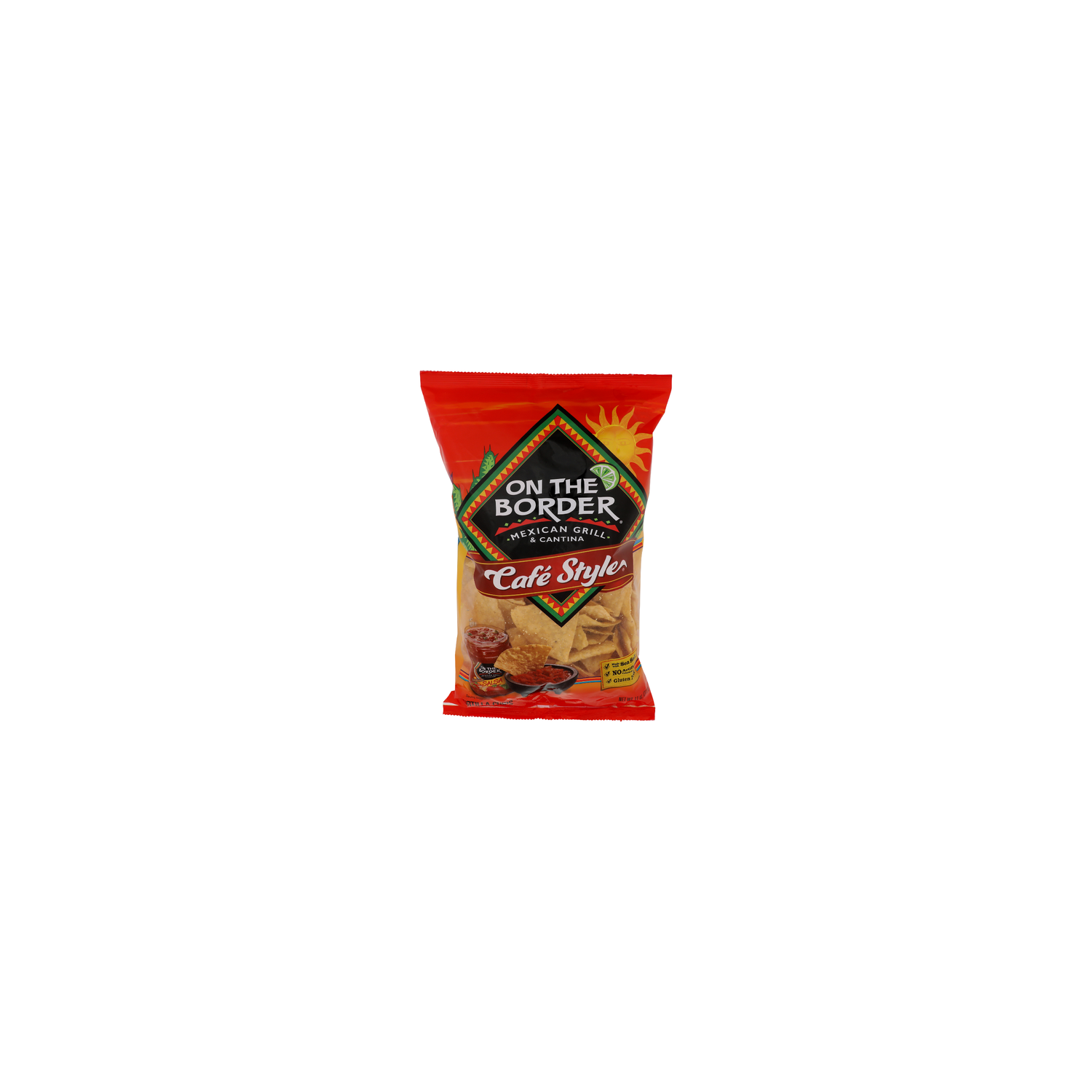 On The Border Cafe Style Café Tortilla Chips - 11 Ounce Image 1 of 4