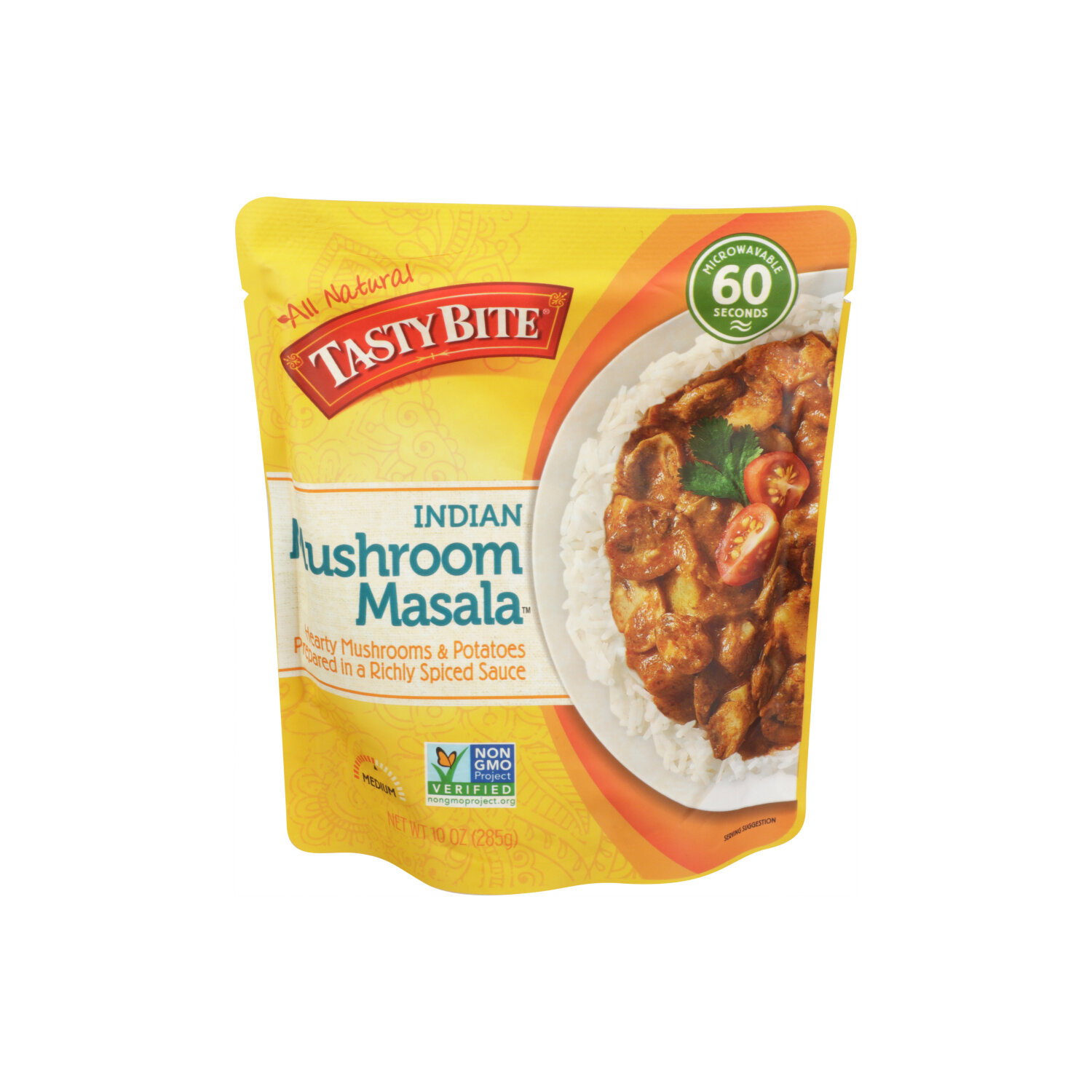 Tasty Bite Medium Indian Mushroom Masala Entrée - 10 Ounce Image 1 of 4