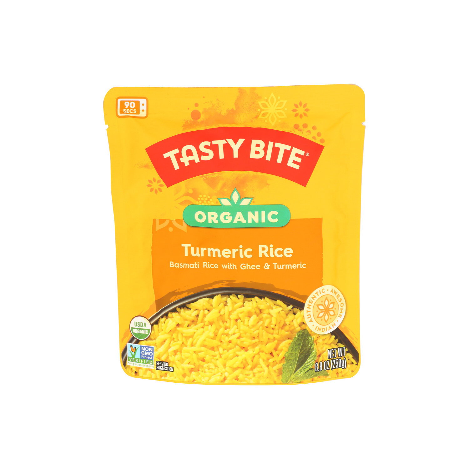 Tasty Bite Rice Organic Turmeric - 8.8 Ounce Image 1 of 4