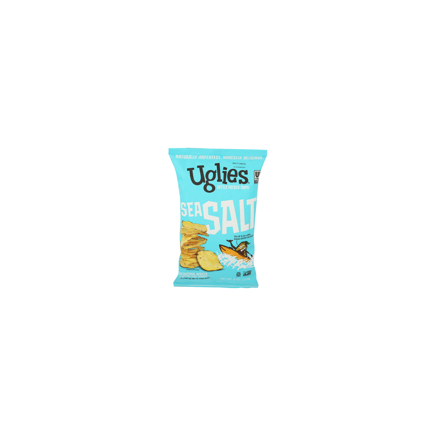 Uglies Kettle Chips Sea Salt - 6 Ounce Image 1 of 4