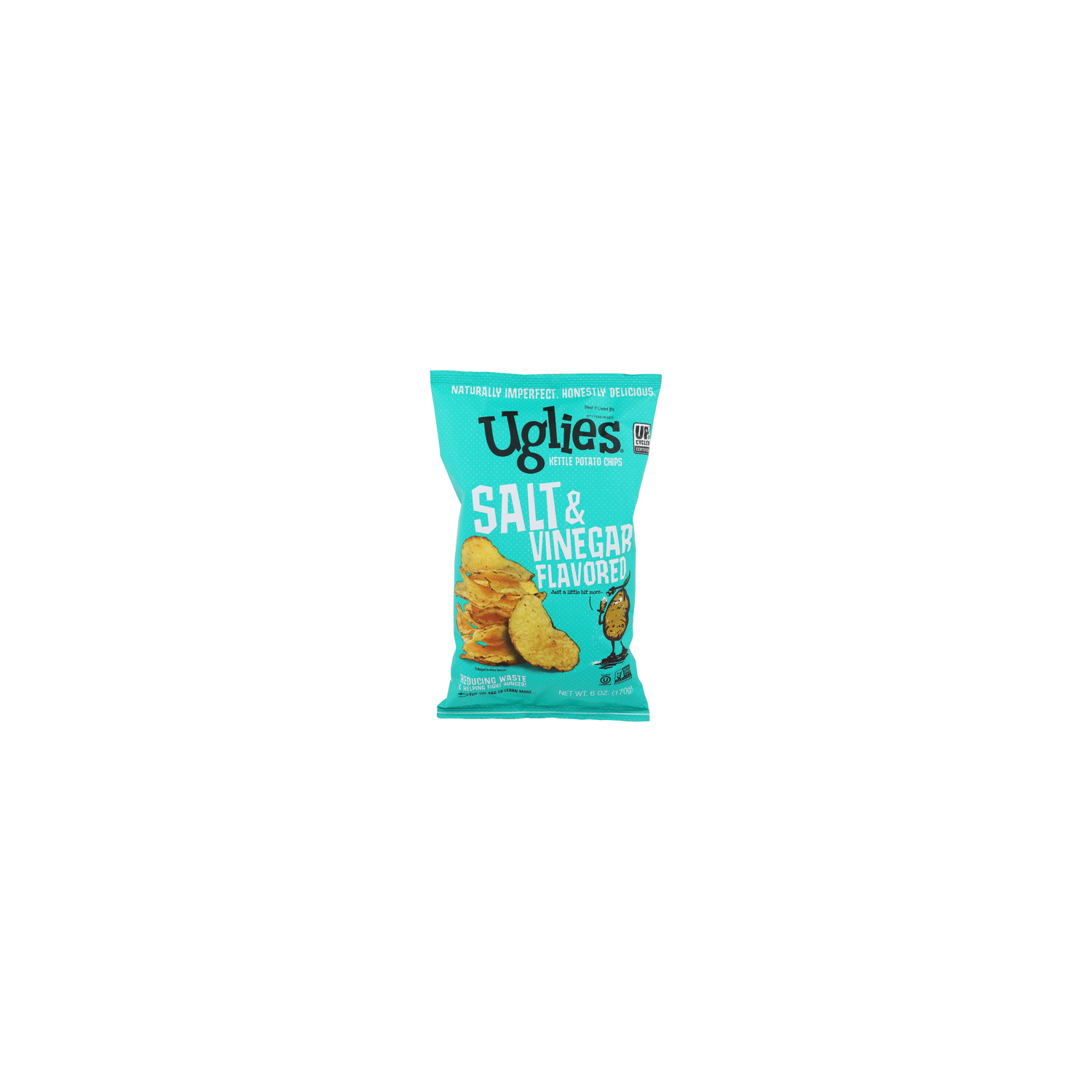 Uglies Kettle Chips Salt & Vinegar - 6 Ounce Image 1 of 4