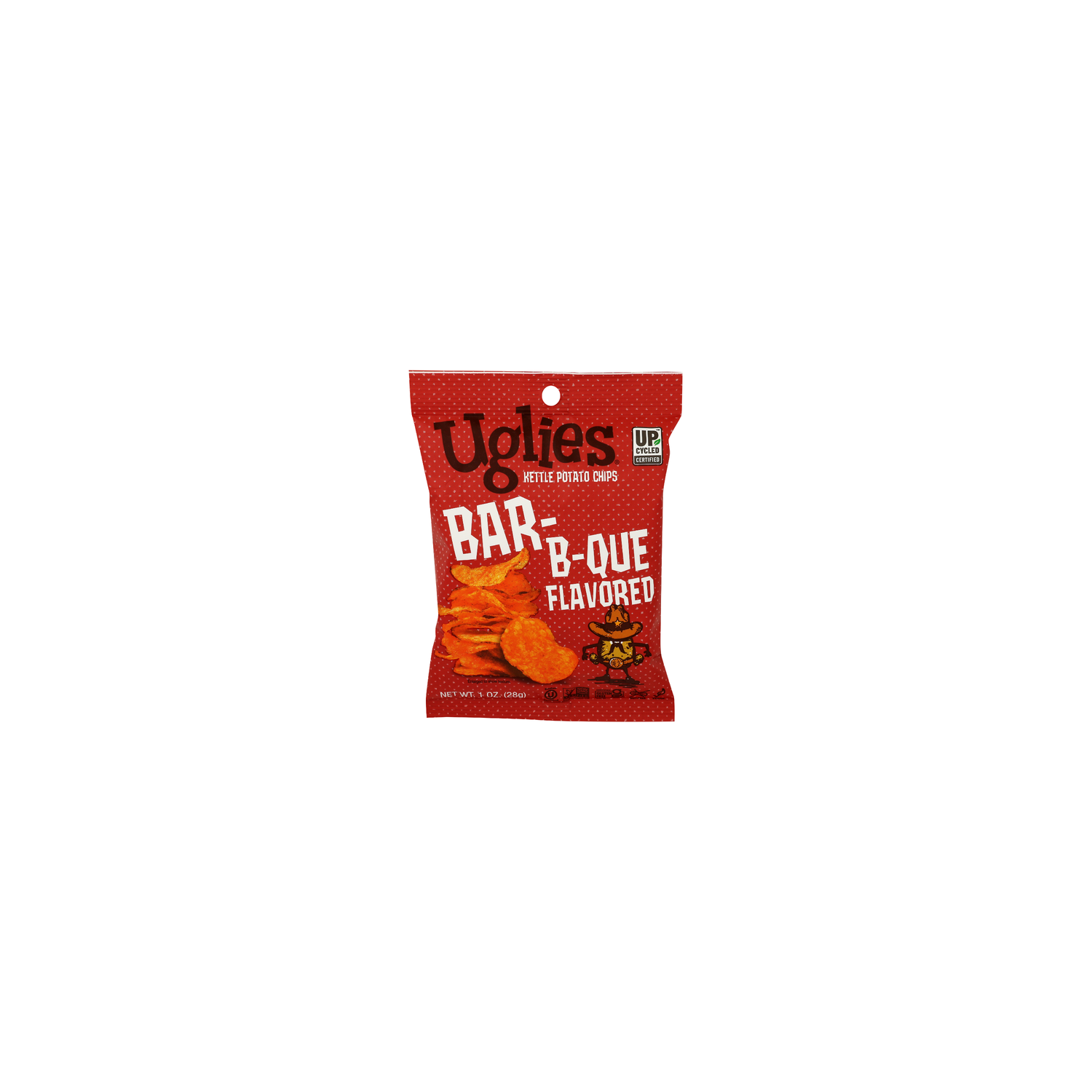 Uglies Kettle Chips Bar B Que - 1 Ounce Image 1 of 4
