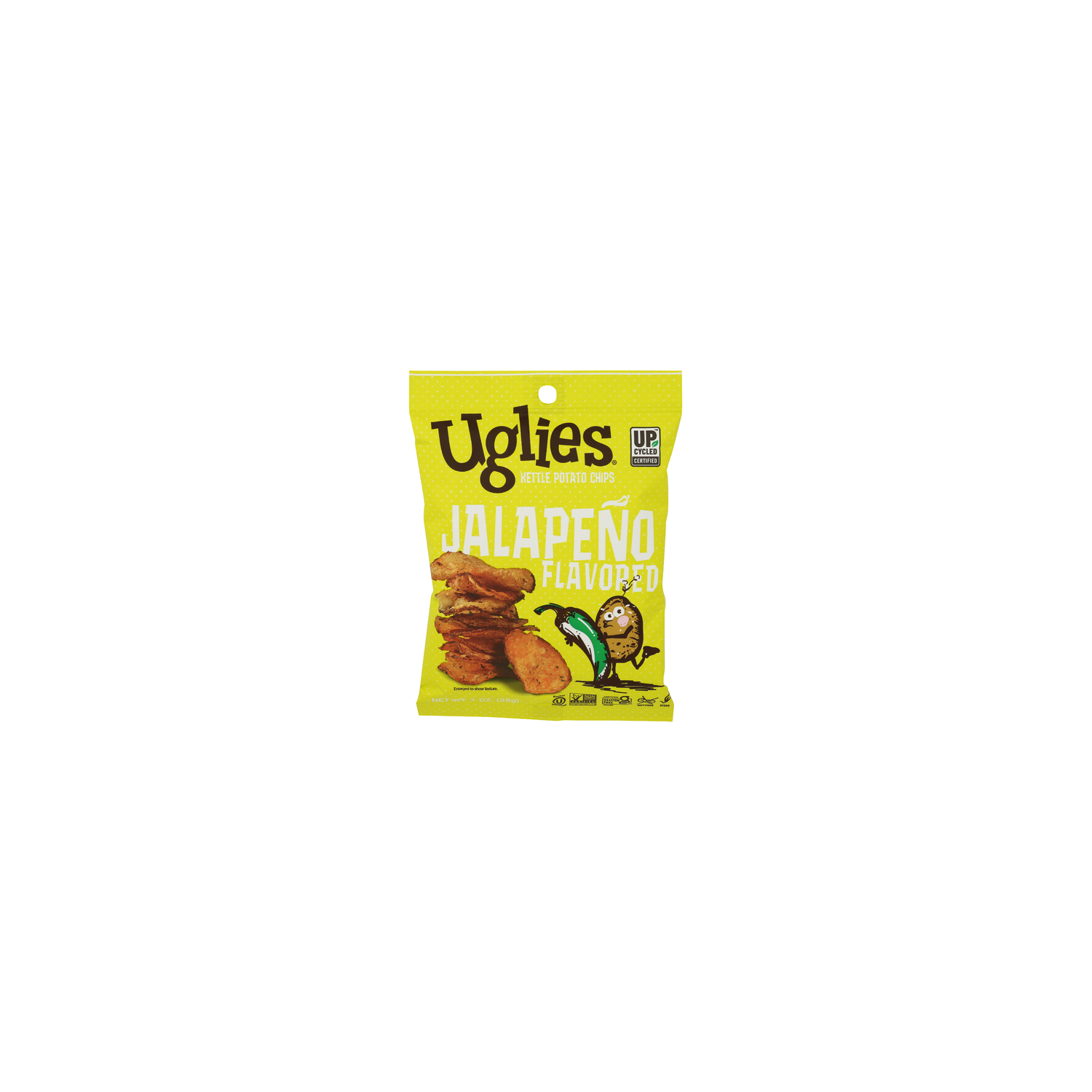Uglies Kettle Chips Jalapeno Potato - 1 Ounce Image 1 of 4