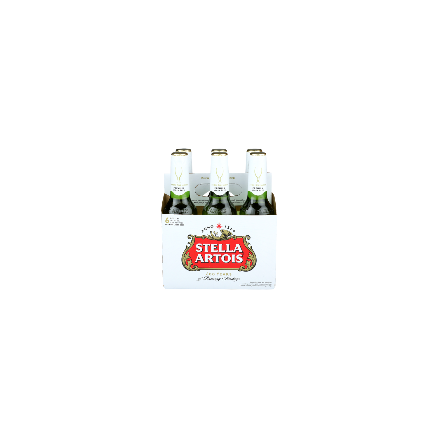 Stella Artois Premium Lager Beer - 6 Count Image 1 of 2