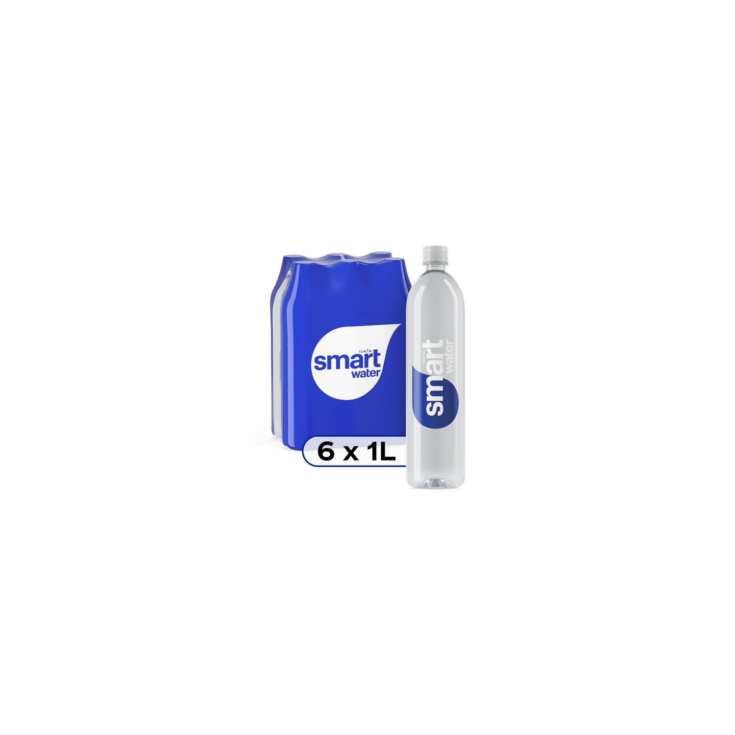 Glaceau smartwater Vapor Distilled Drinking Water - 202.8 Fluid Ounce Image 1 of 3