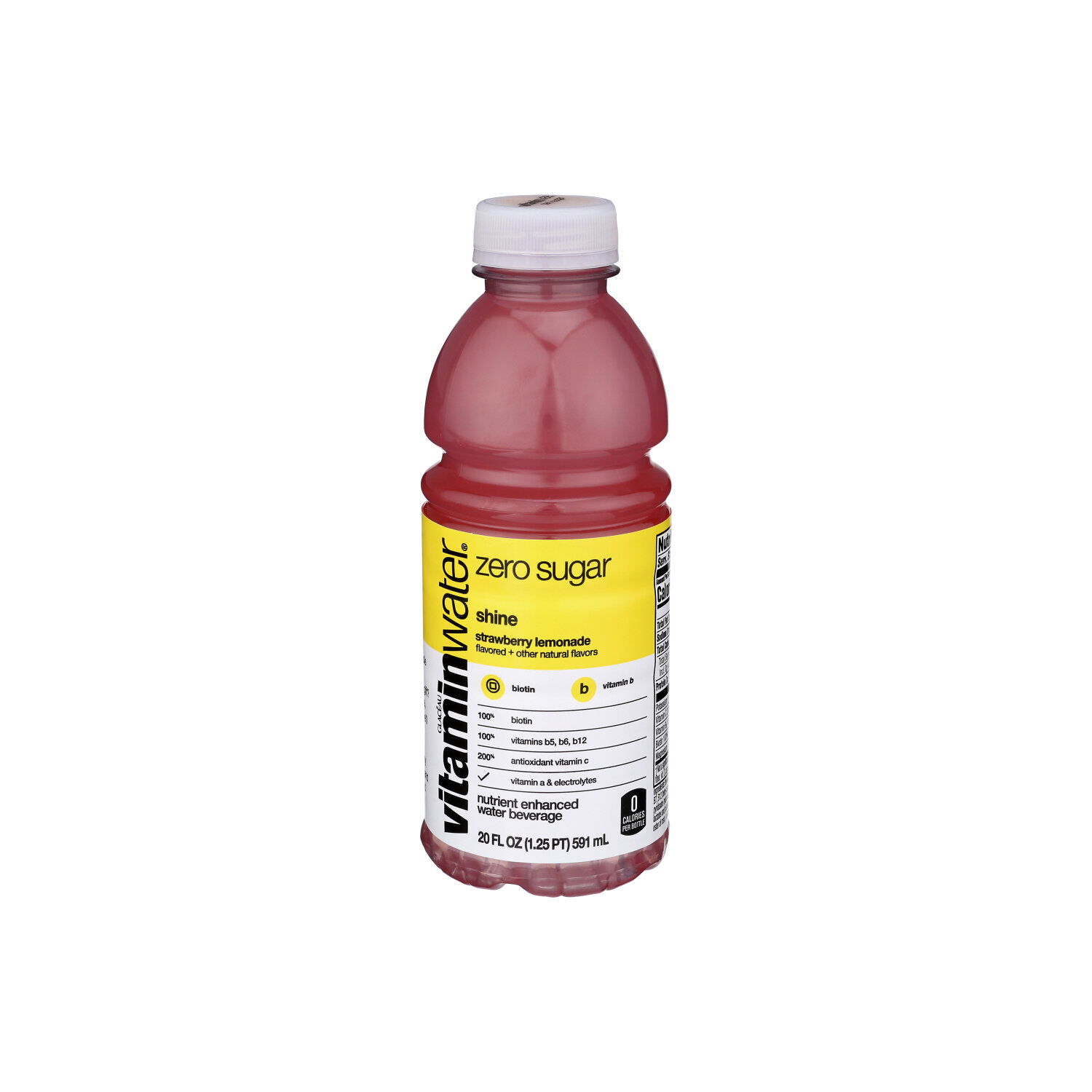 Glaceau Vitaminwater Zero Shine - 20 Fluid Ounce - Super 1 Foods