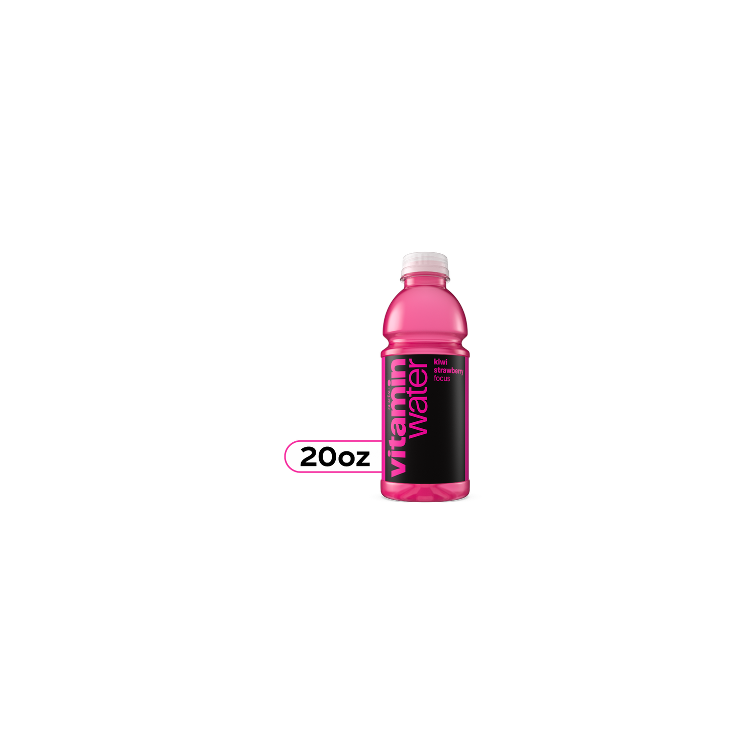 vitaminwater Focus Kiwi Strawberry Nutrient Enhanced Flavored Water Beverage - 20 Fluid Ounce Image 1 of 4