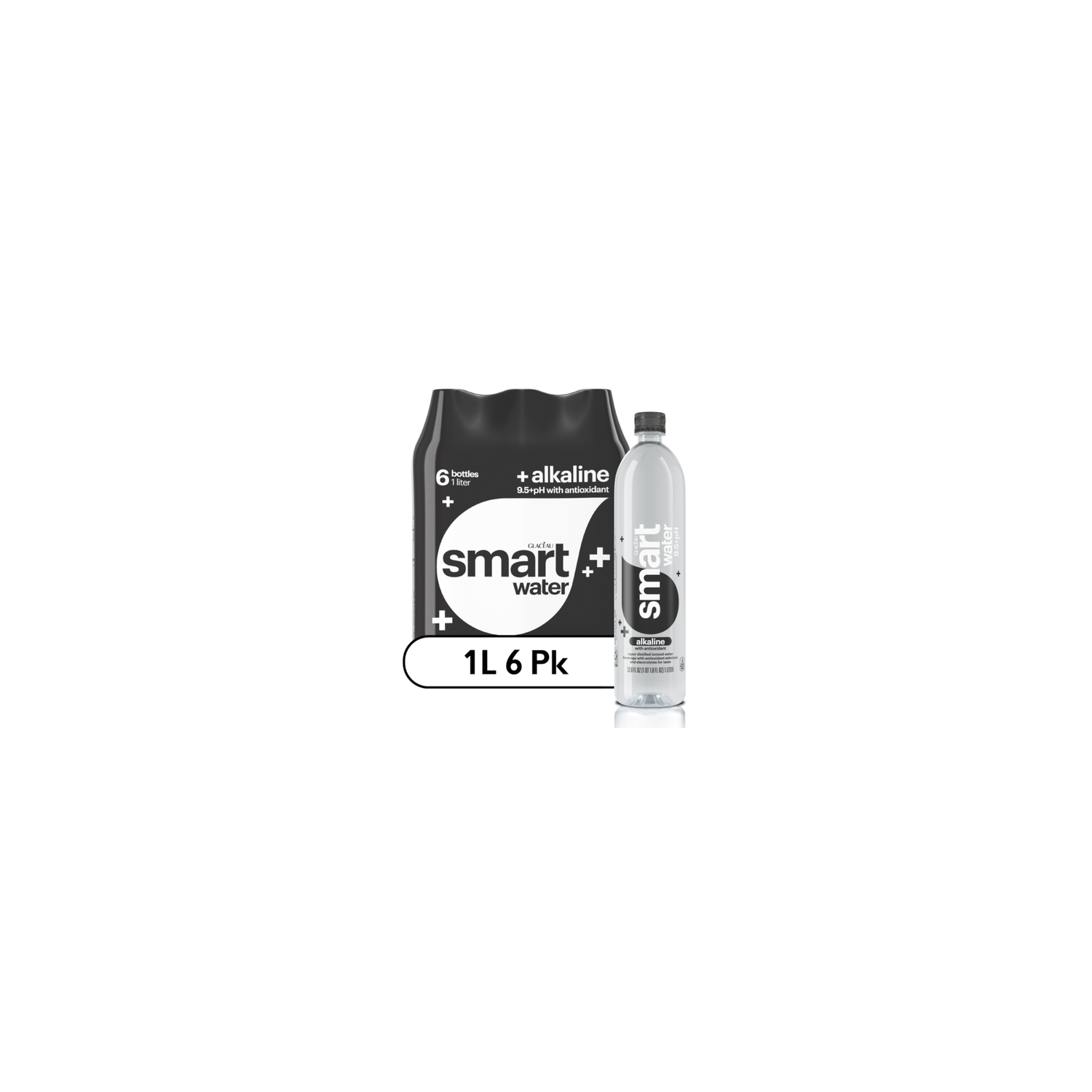 smartwater Alkaline With Antioxidant Water Bottles - 202.8 Fluid Ounce Image 1 of 4
