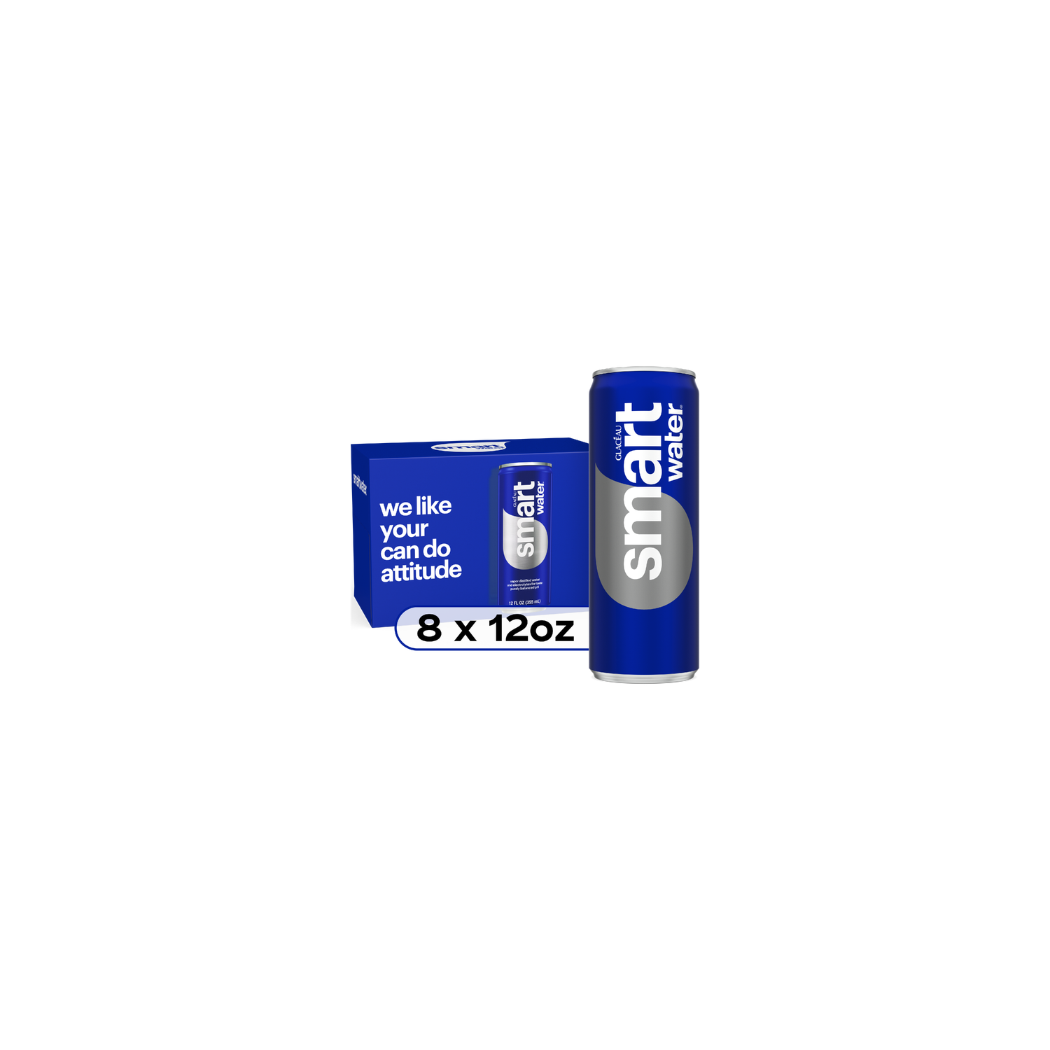 smartwater Water Cans - 12 Fluid Ounce - 8 Count Image 1 of 3