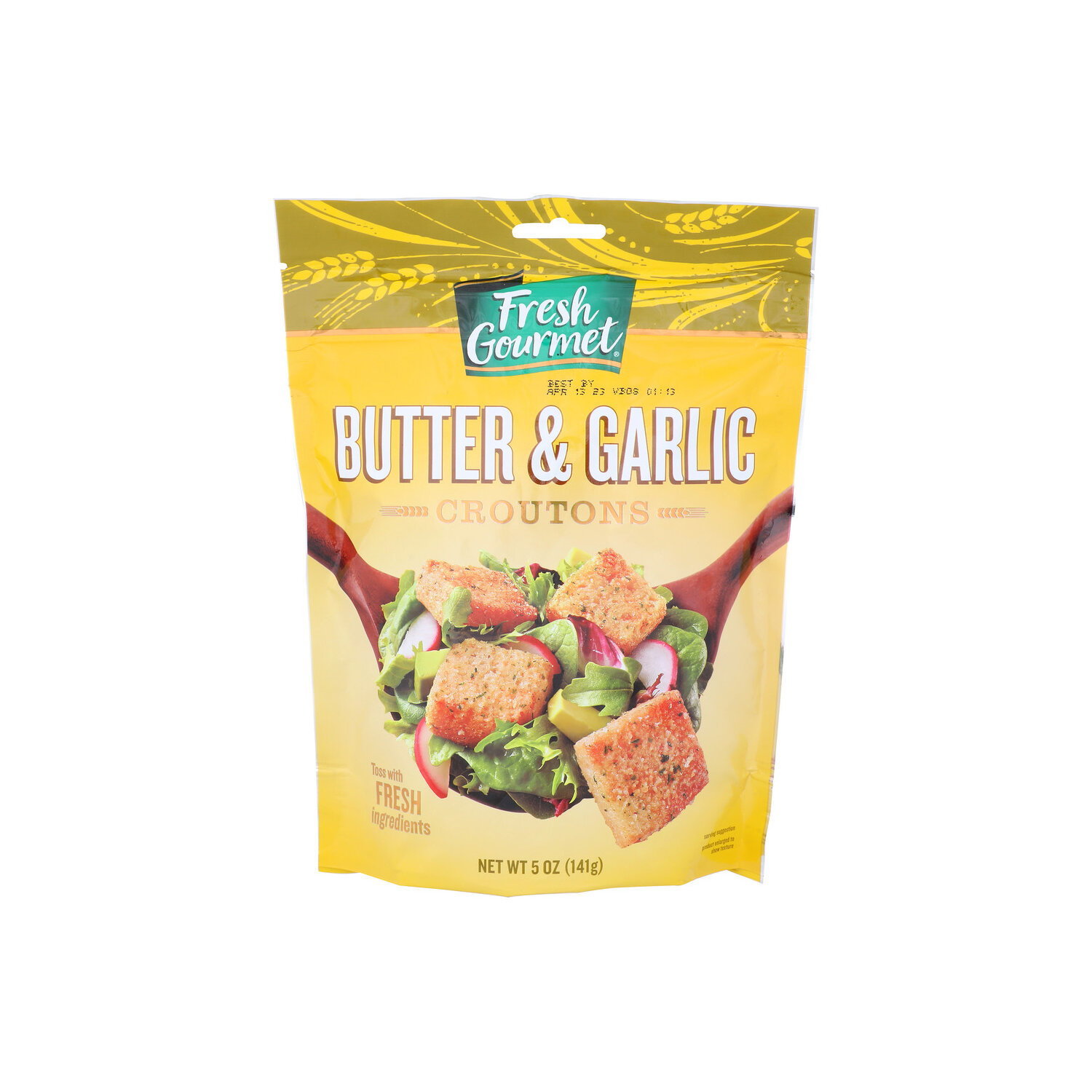Fresh Gourmet Butter Garlic Croutons - 5 Ounce Image 1 of 4