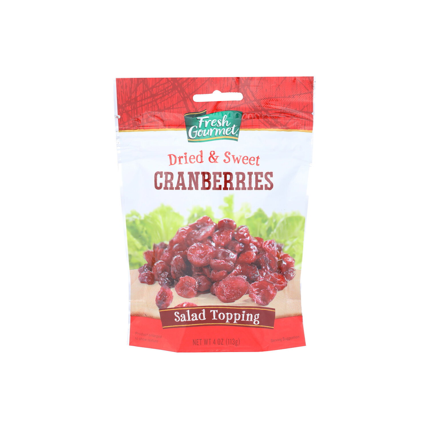 Fresh Gourmet Sweet Dried Cranberries - 4 Ounce Image 1 of 4