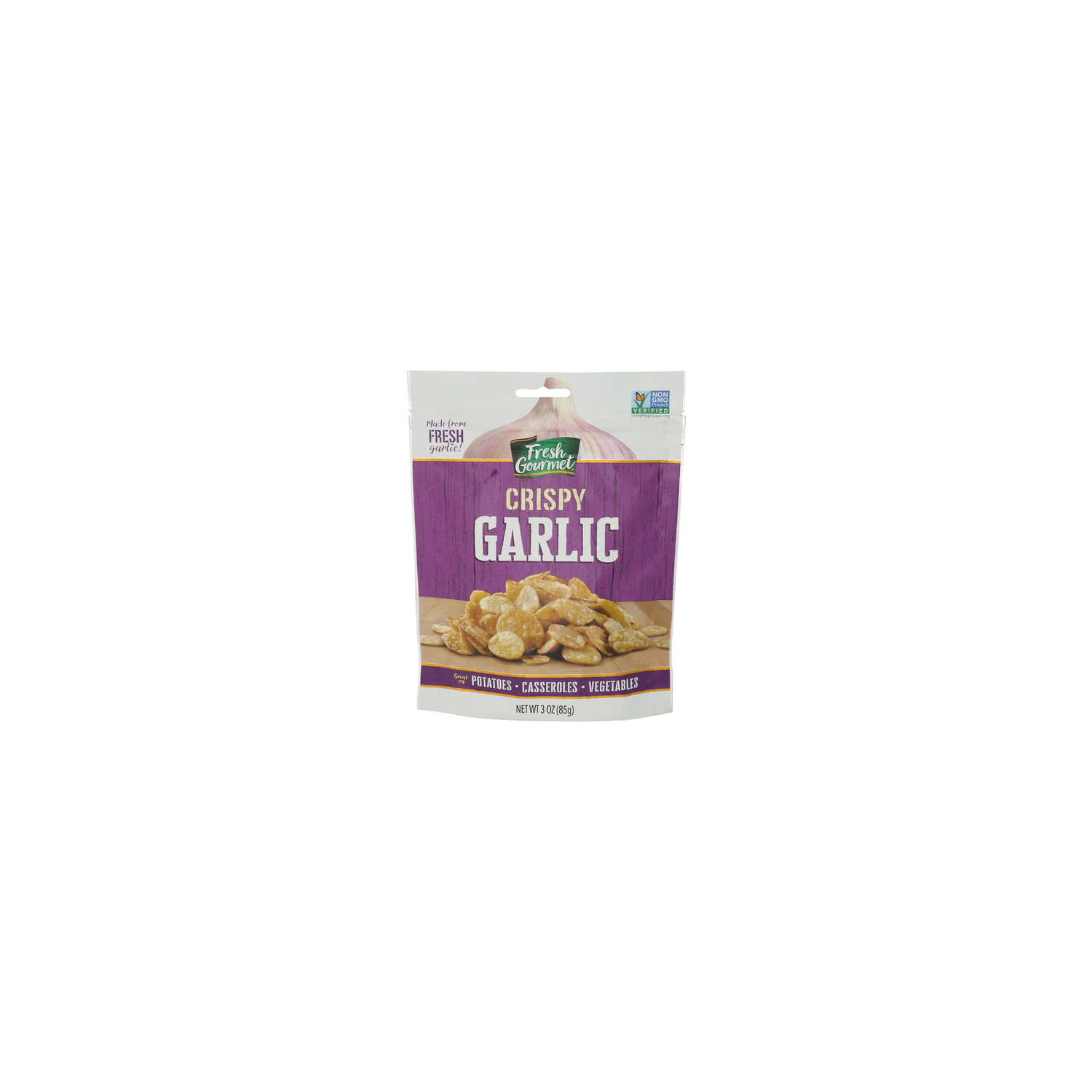 Fresh Gourmet Typical Garlic Flavor And Odor, No Bitter Or Burned FLAVOR. Crispy - 3 Ounce Image 1 of 4