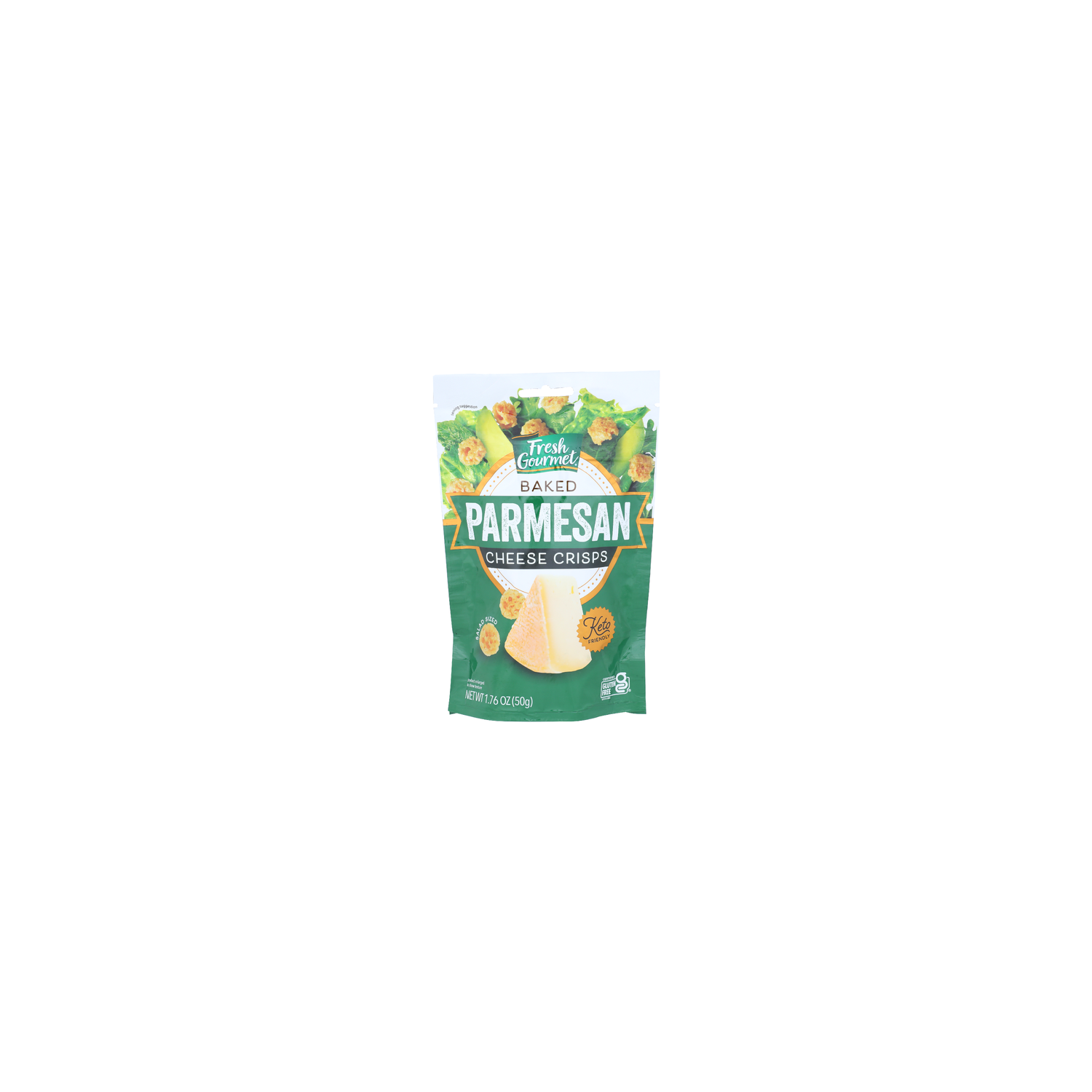 Fresh Gourmet Baked Parmesan Cheese Crisps - 1.76 Ounce Image 1 of 4