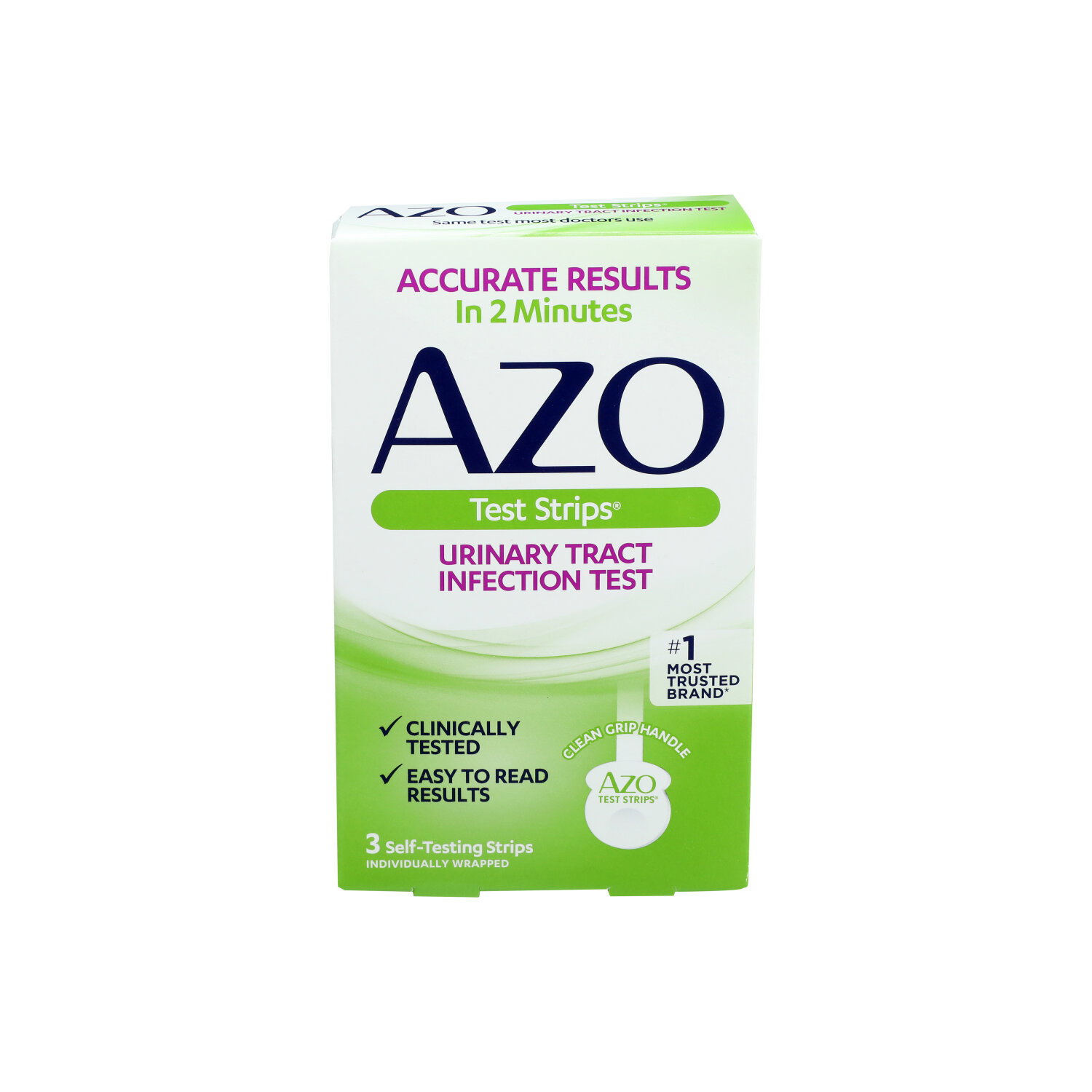 AZO Urinary Infection Test Steps - 3 Count Image 1 of 2