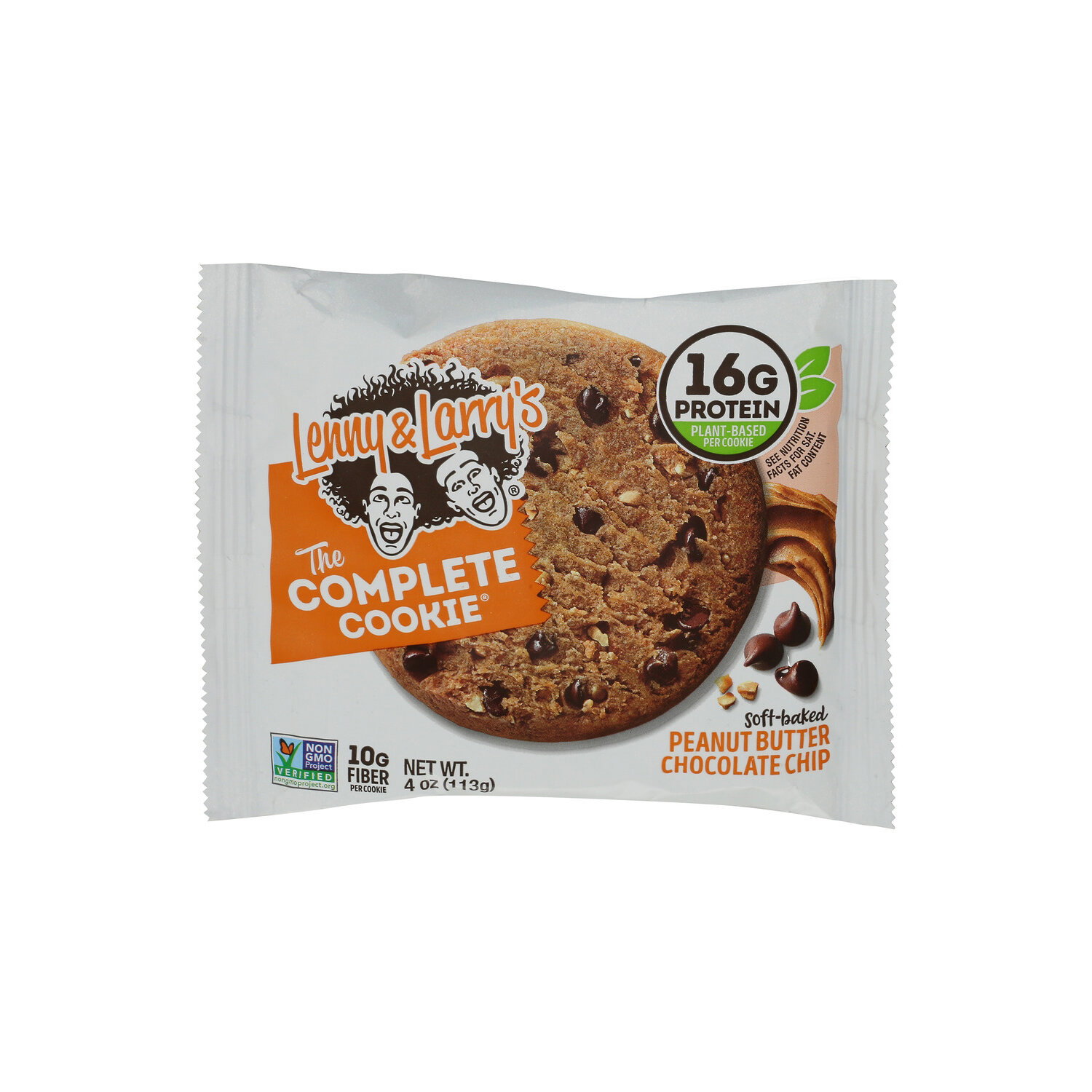 LENNY & LARRY's Peanut Butter Chocolate Chip Soft-Baked The Complete Cookie - 4 Ounce Image 1 of 4