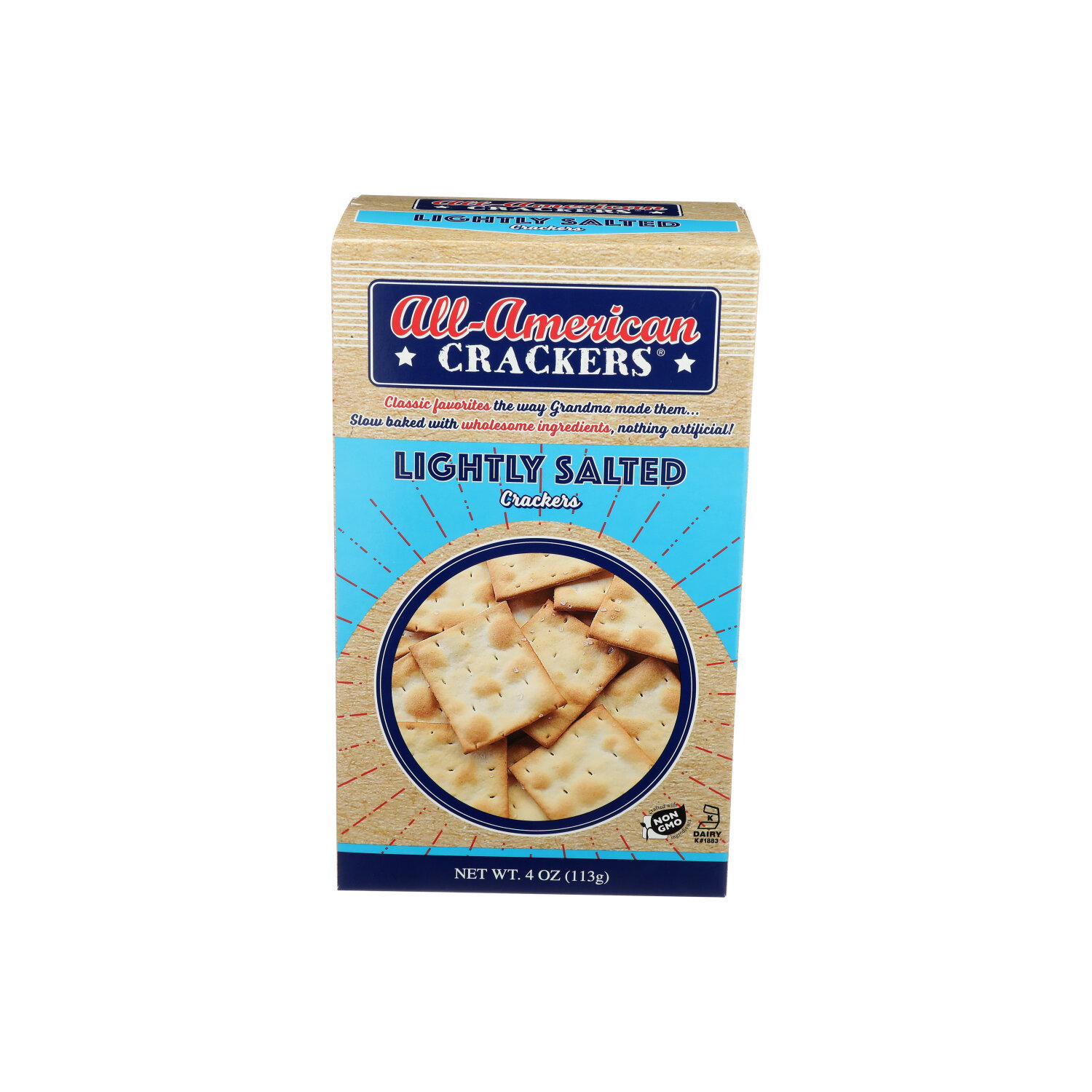 All American Crackers Lightly Salted Cracker - 4 Ounce Image 1 of 4