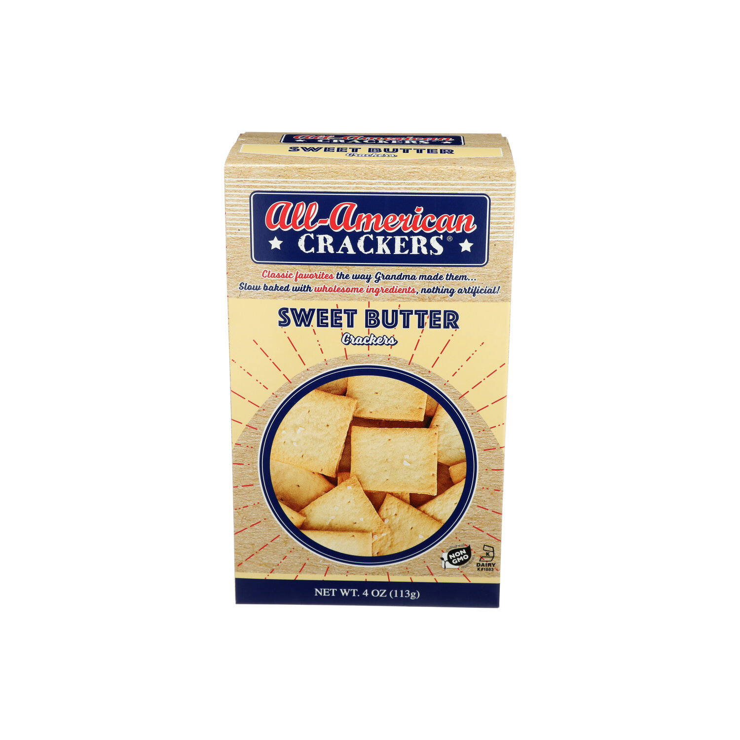 ALL-AMERICAN CRACKERS Sweet Butter All American Crackers - 4 Ounce Image 1 of 4