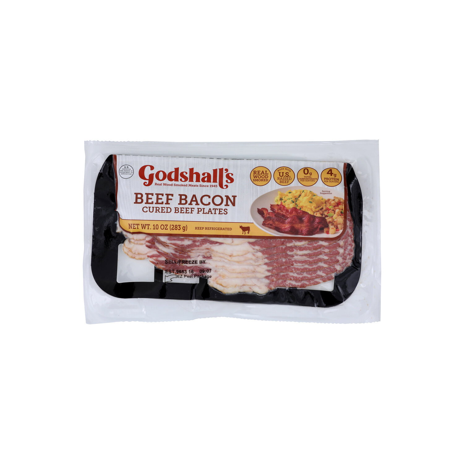 Godshall's Bacon, Beef - 10 Ounce Image 1 of 4