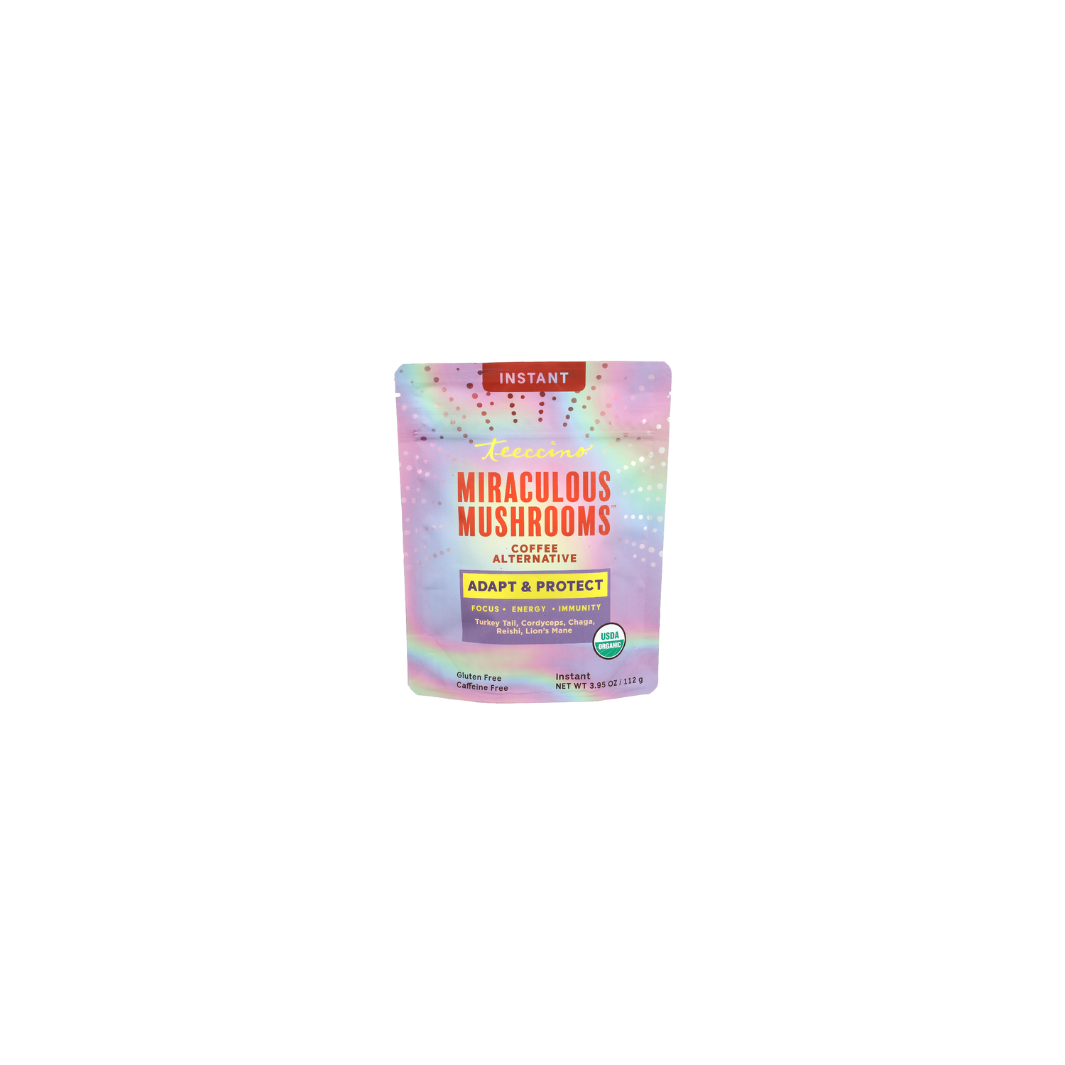 Teeccino Instant Miraculous Mushroom Cacao + 5 Herbal Coffee - 3.95 Ounce Image 1 of 4