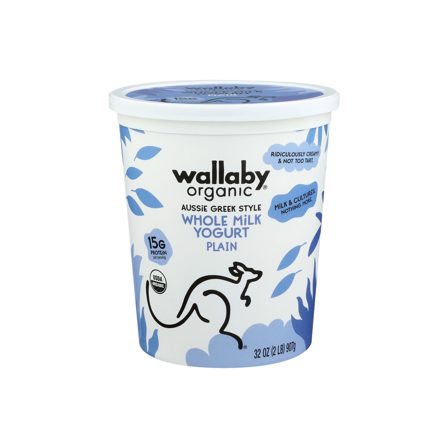 Horizon Organic Plain Aussie Greek Style Whole Milk Yogurt - 32