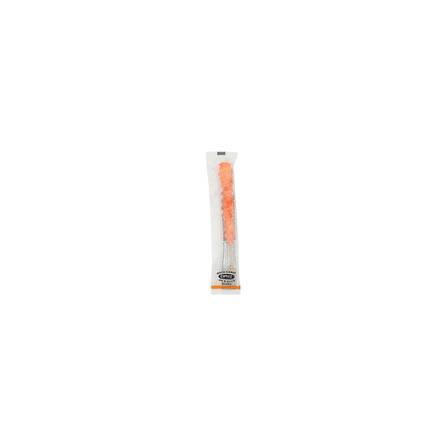 Espeez Orange Rock Candy On A Stick - 0.8 Ounce Image 1 of 4