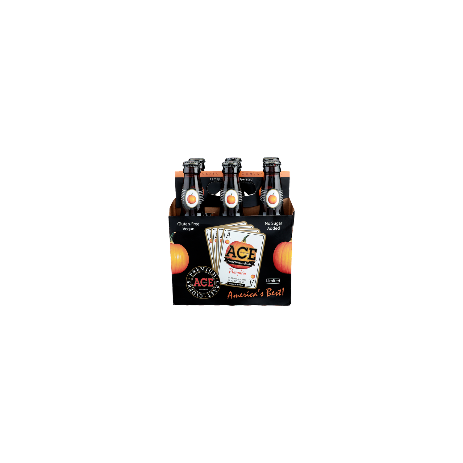 Ace California Pumpkin Limited Release Craft Cider - 6 Count Image 1 of 4