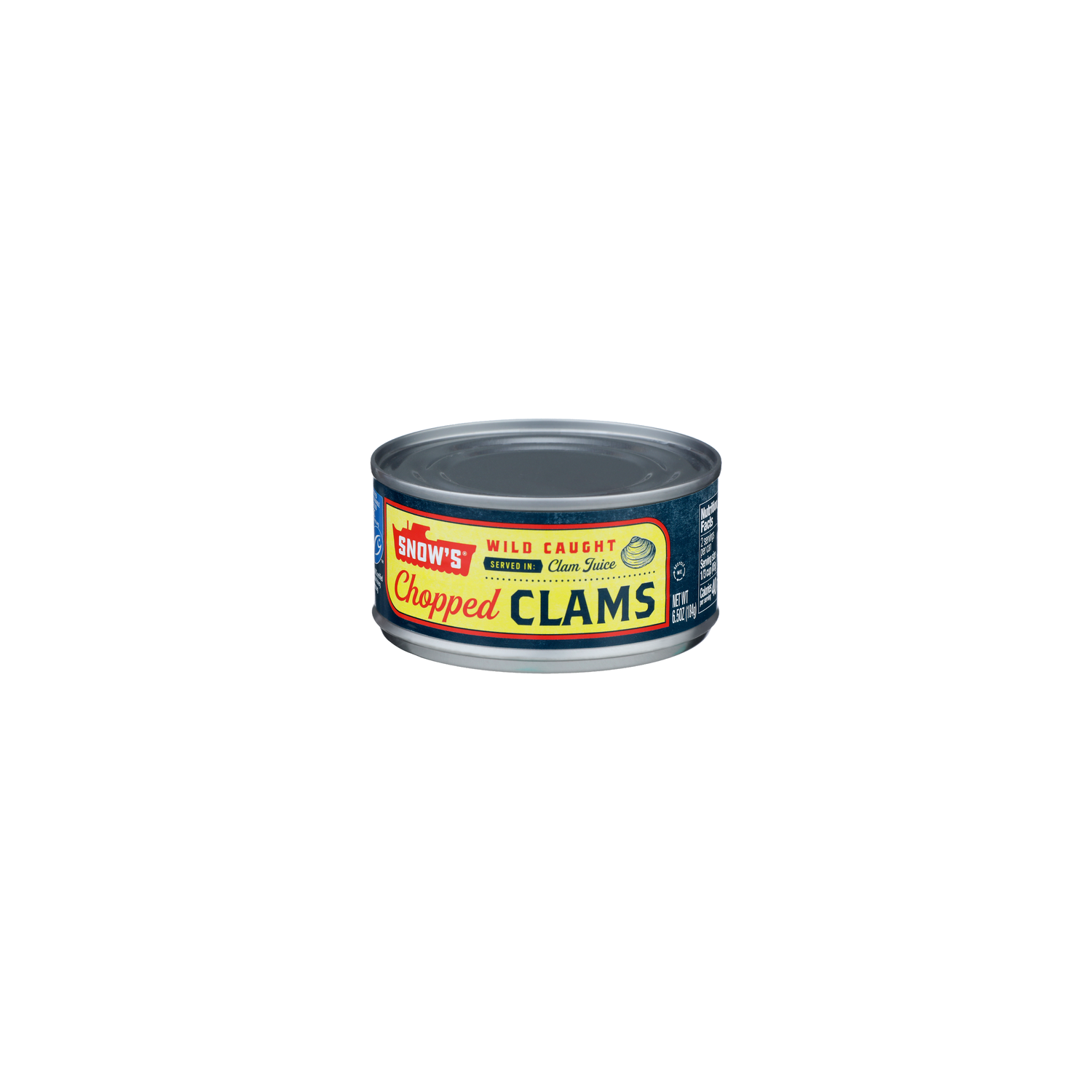 SNOW's Served In Clam Juice Wild Caught Chopped Clams - 6.5 Ounce Image 1 of 4