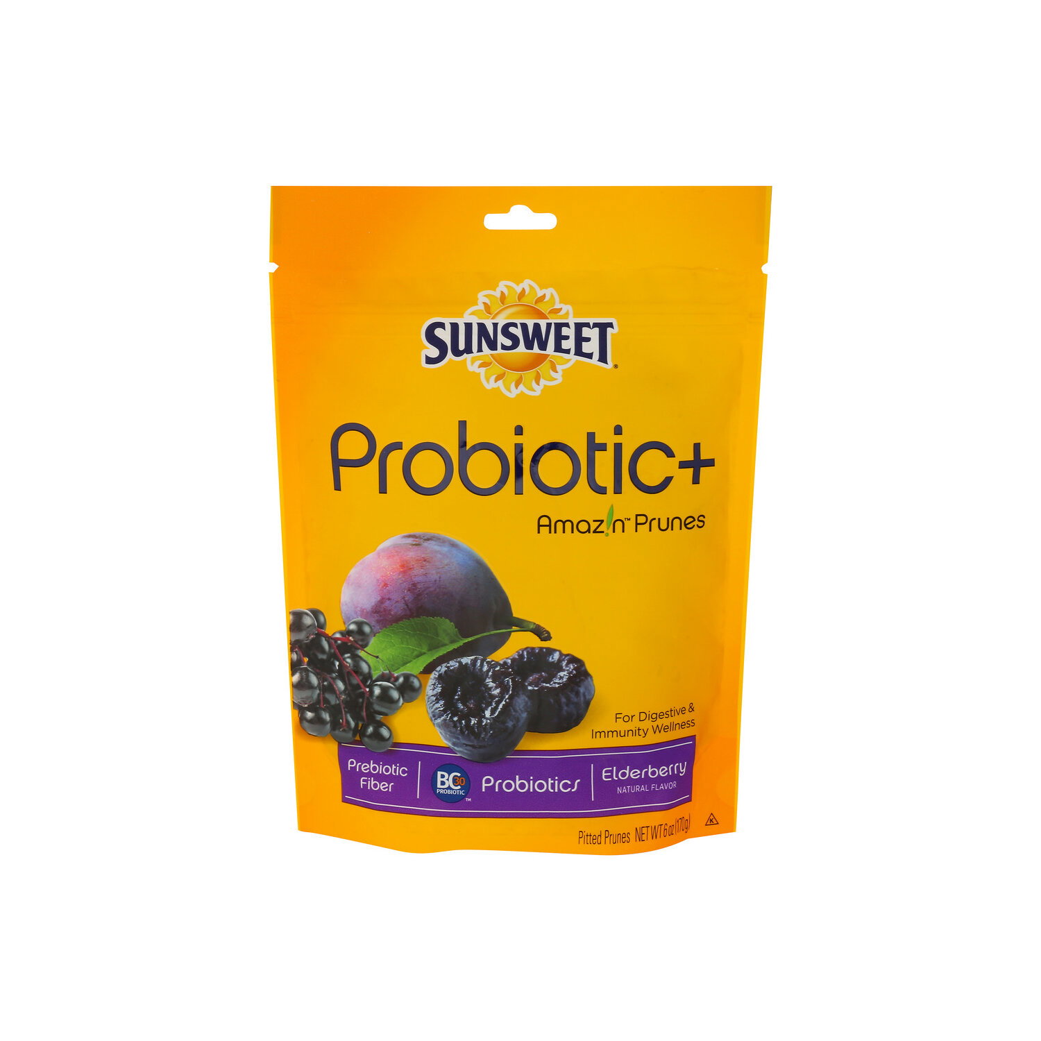 Sunsweet Elderberry Probiotic Plus Prunes - 6 Ounce Image 1 of 4
