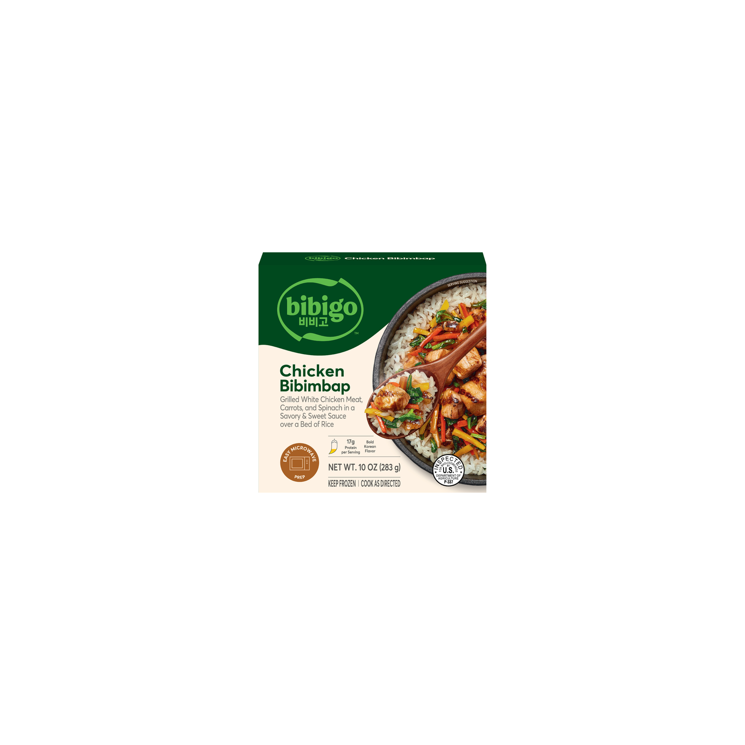 bibigo Chicken Bibimbap And Vegetable Rice Bowl - 10 Ounce Image 1 of 3