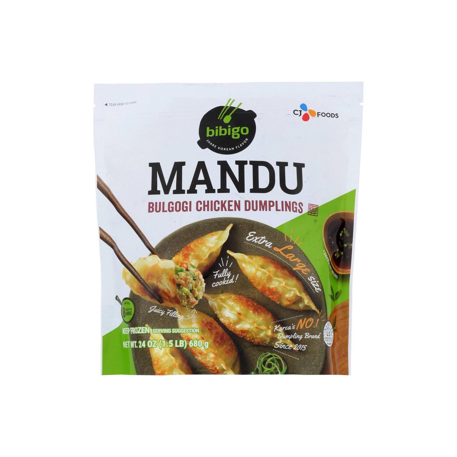 Bibigo Mandu Chicken Bulgogi - 24 Ounce Image 1 of 2