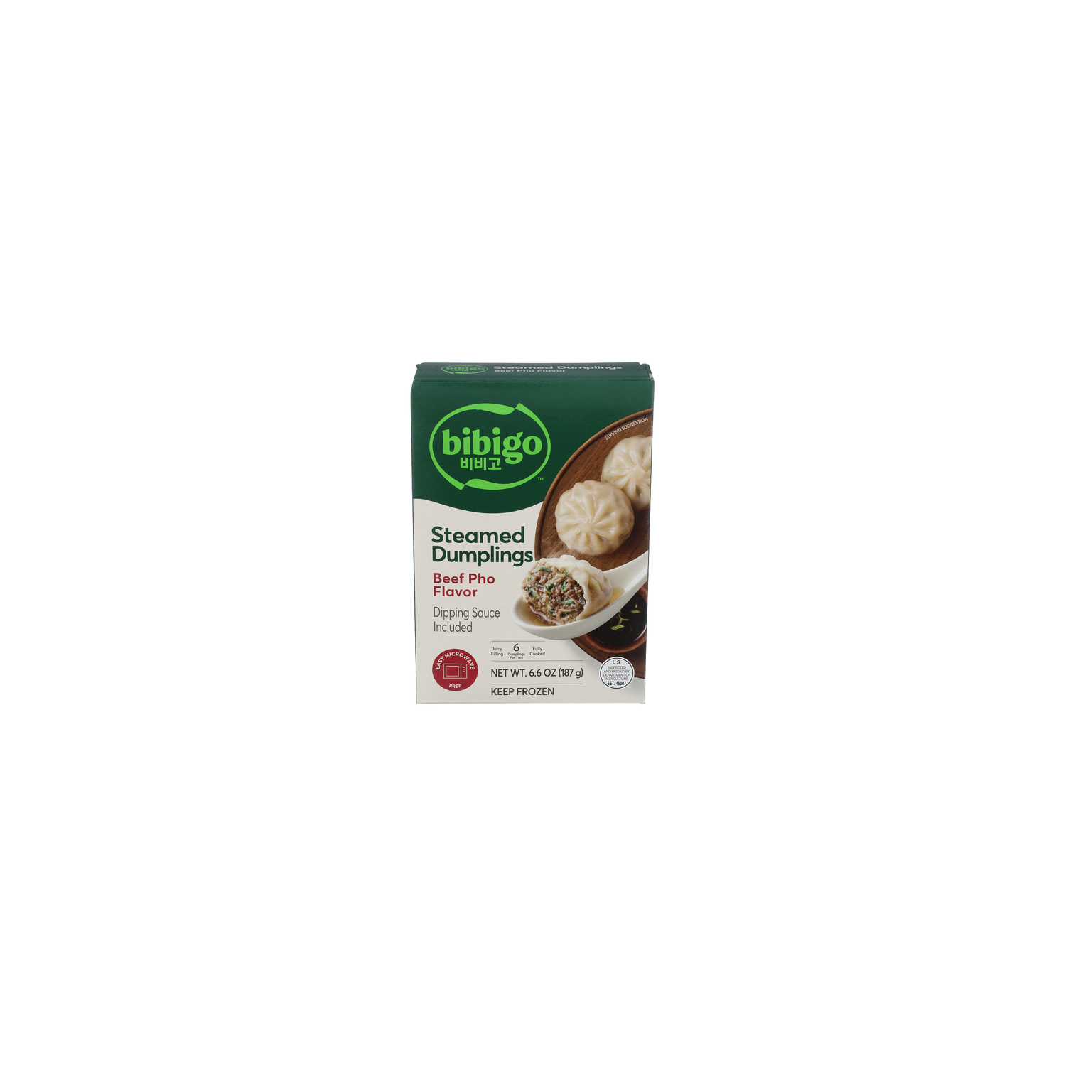 bibigo Beef Pho Steamed Dumplings - 1.1 Ounce - 6 Count Image 1 of 4