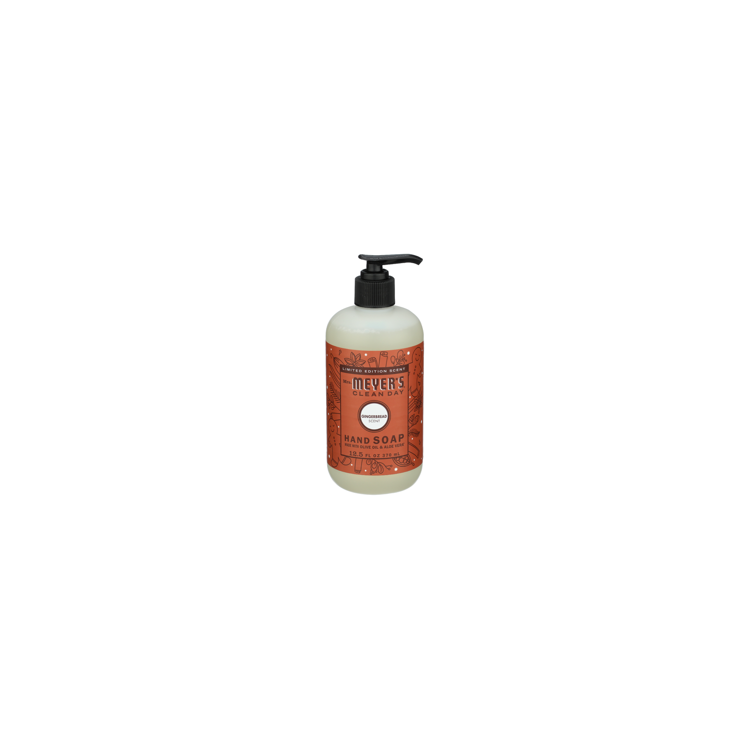 MRS. MEYER's Clean Day Gingerbread Mmcd Hand Soap 6 US - 12.5 Fluid Ounce Image 1 of 3