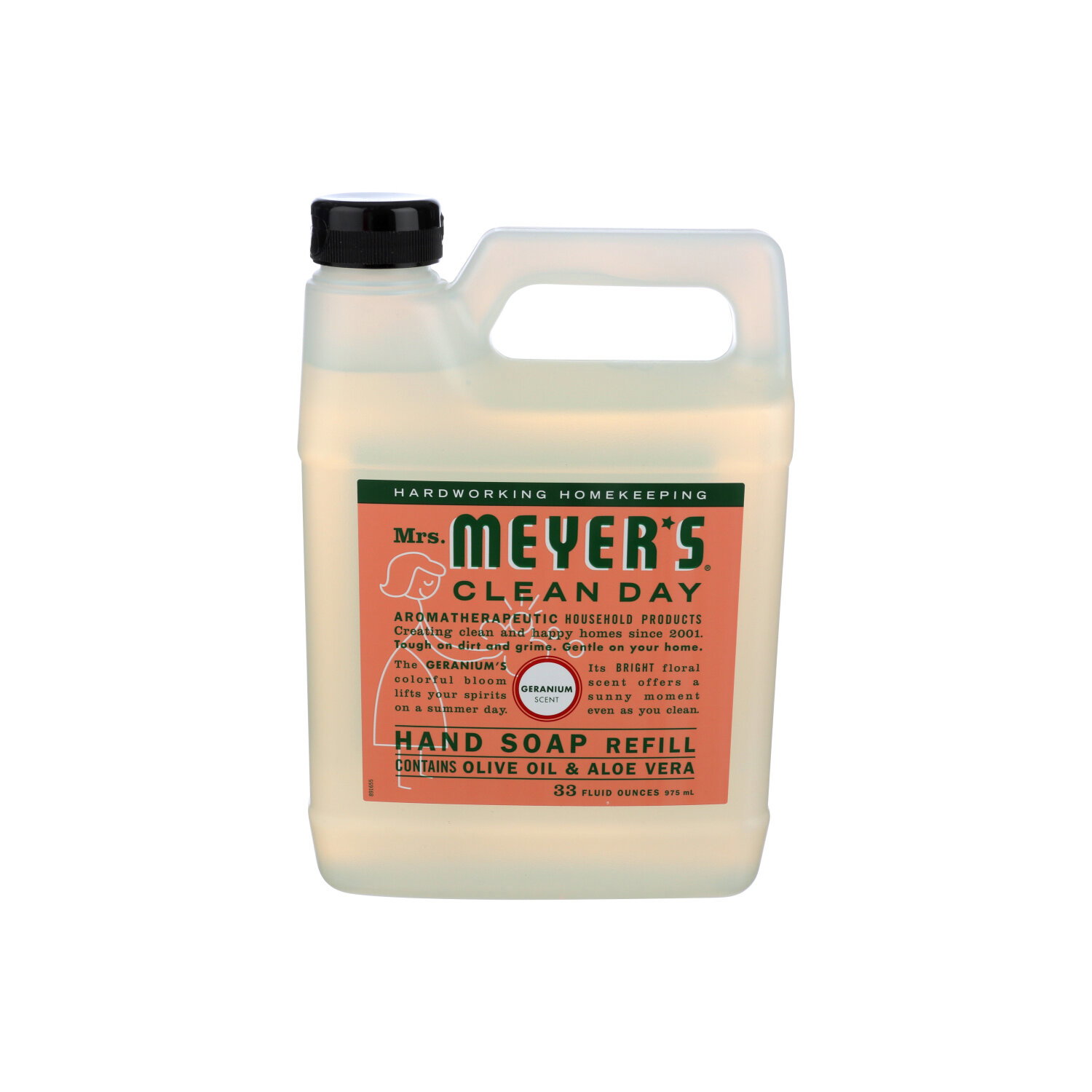 MRS. MEYER's Clean Day Hand Soap Geranium Scent - 33 Fluid Ounce Image 1 of 2