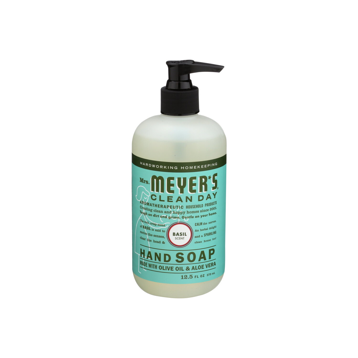 MRS. MEYER's Clean Day Hand Soap Basil Scent - 12.5 Fluid Ounce Image 1 of 2