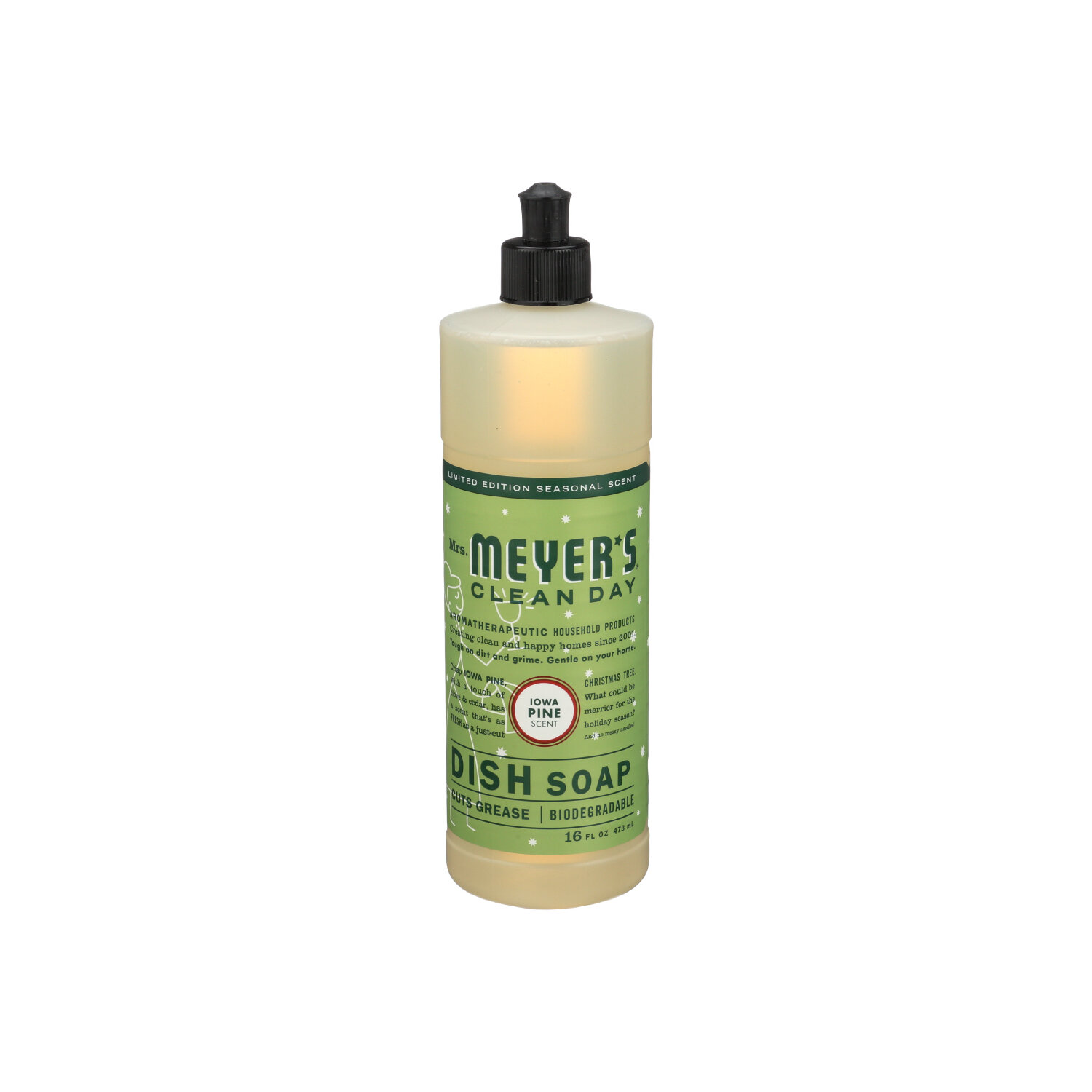 MRS. MEYER's Clean Day Dish Soap Iowa Pine - 16 Fluid Ounce Image 1 of 2