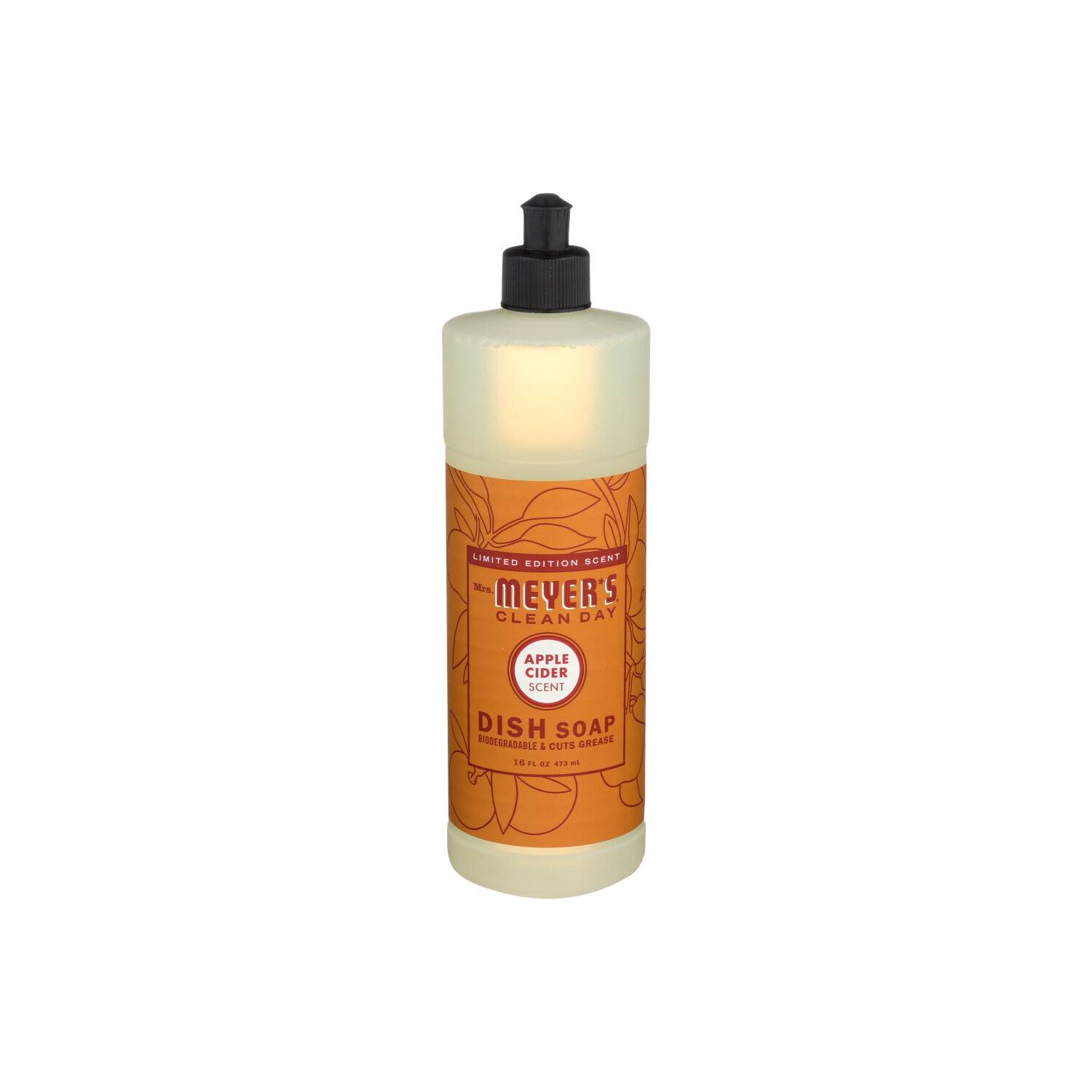 Mrs Meyers Clean Day Liquid Dish Soap Apple Cider - 16 Fluid Ounce Image 1 of 2