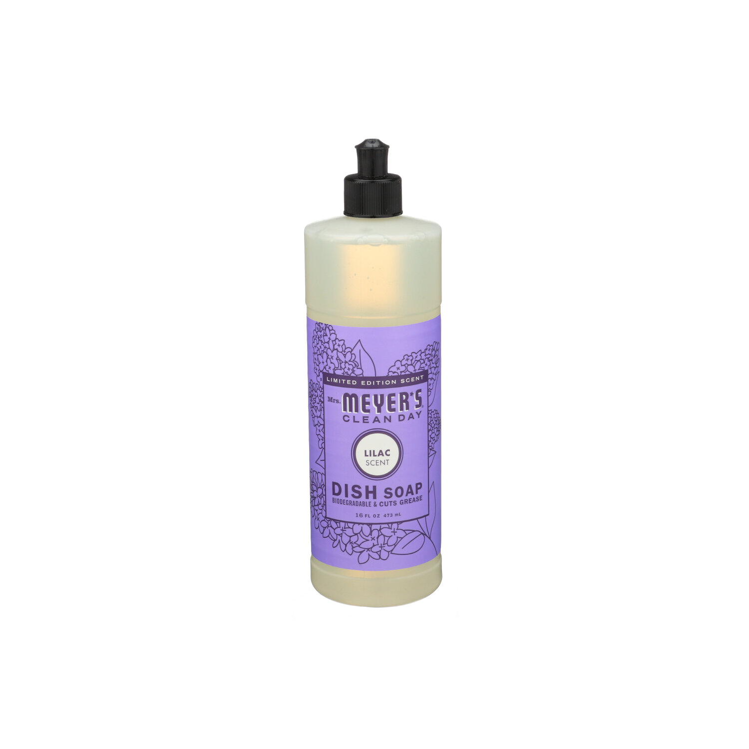 Mrs. Meyer's Clean Day Lilac Dish Soap Scent - 16 Fluid Ounce Image 1 of 2