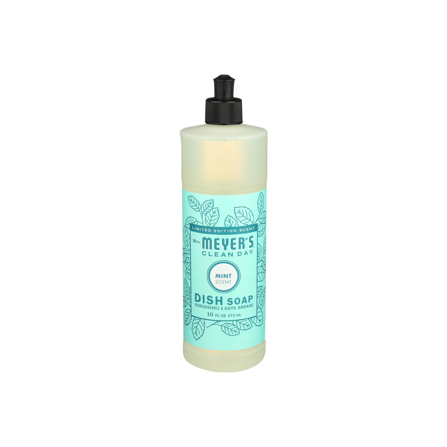Mrs. Meyer's Clean Day Dish Soap Mint Scent - 16 Fluid Ounce Image 1 of 2