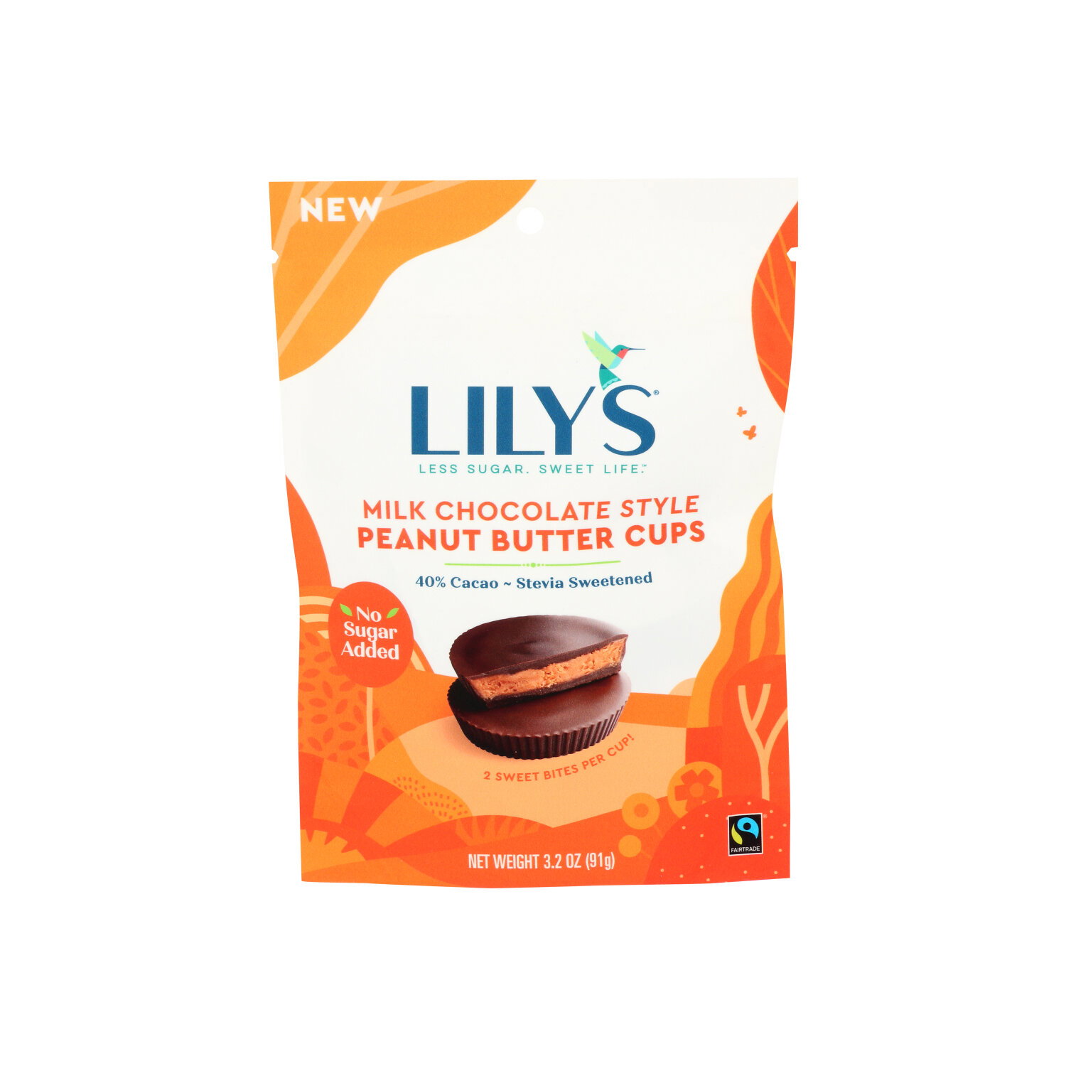 LILY's 40% Cocoa Milk Chocolate Peanut Butter Cups - 3.2 Ounce Image 1 of 2