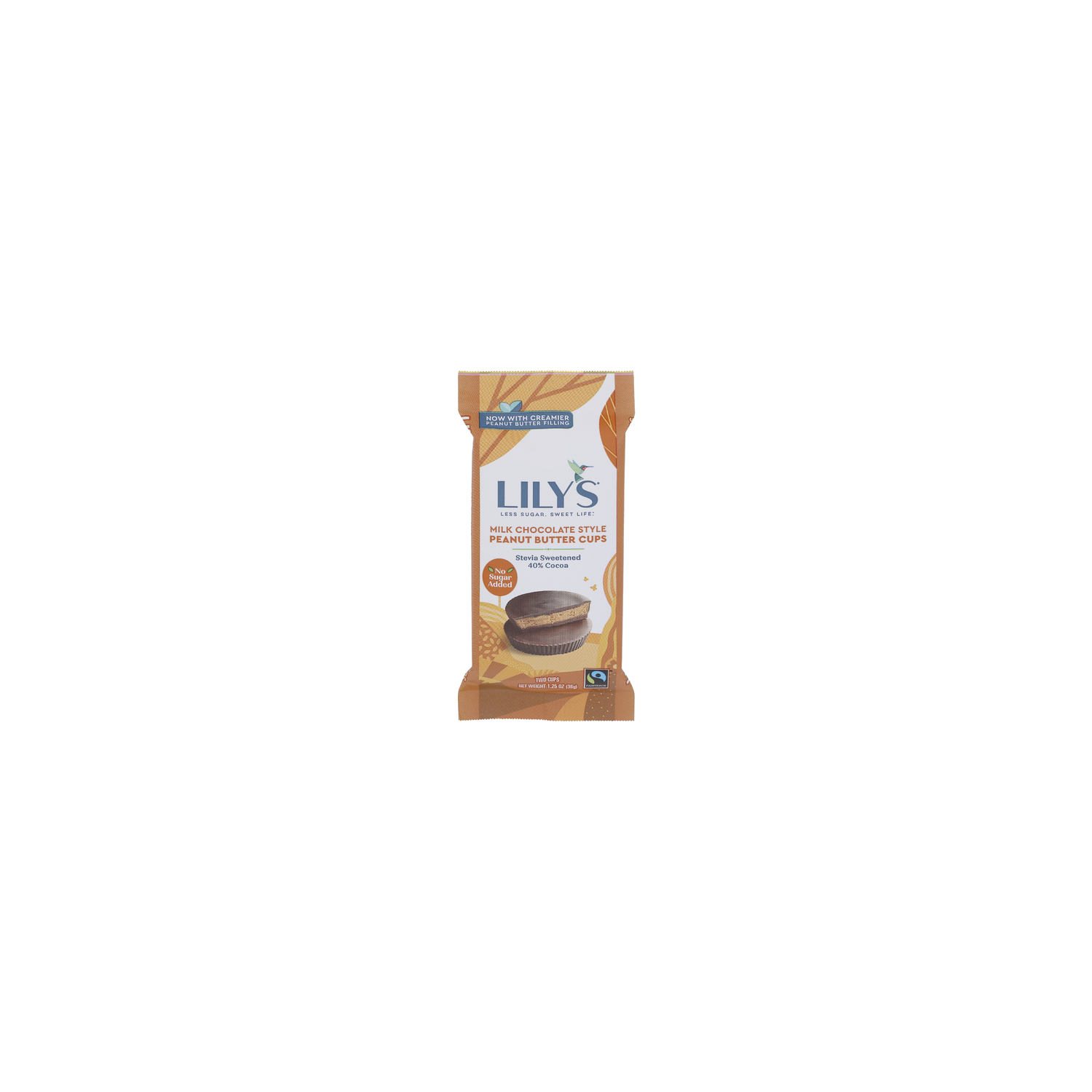 LILY's 40% Cocoa Milk Chocolate Peanut Butter Cups - 0.625 Ounce - 2 Count Image 1 of 4